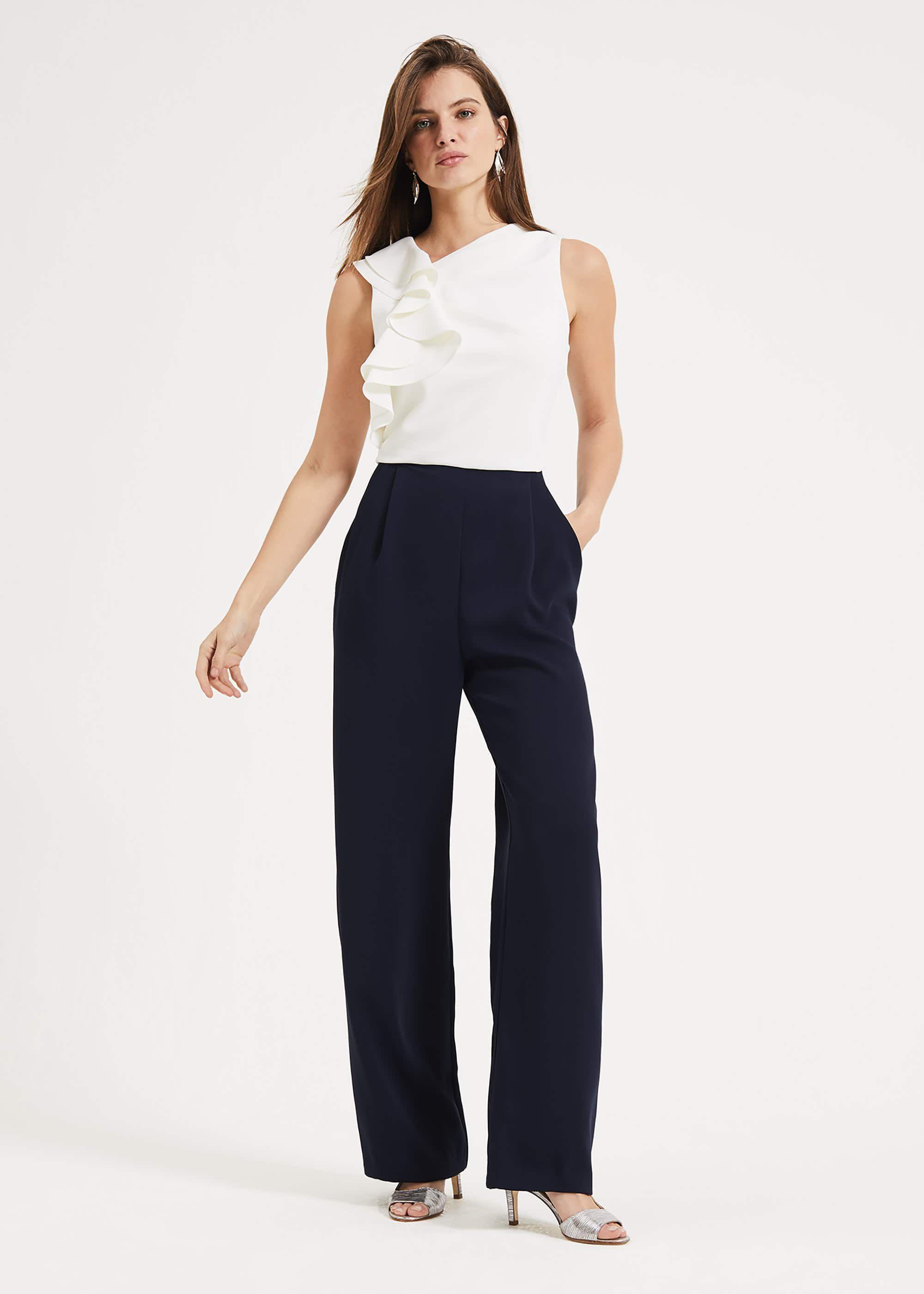 Maeve frill jumpsuit sale