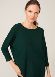 Agatha Asymmetric Hem Knit Top