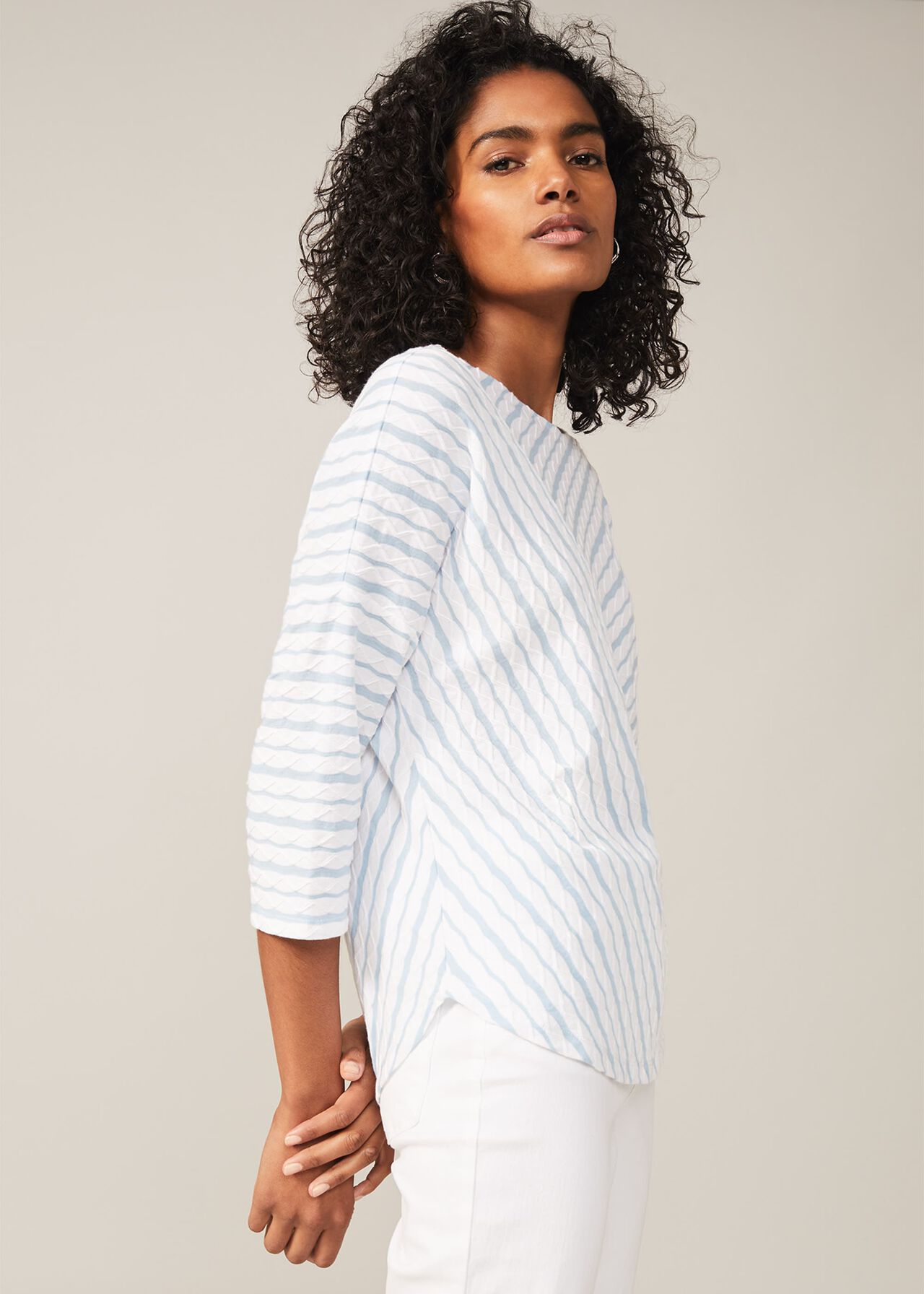 Tabby Cutabout Stripe Top