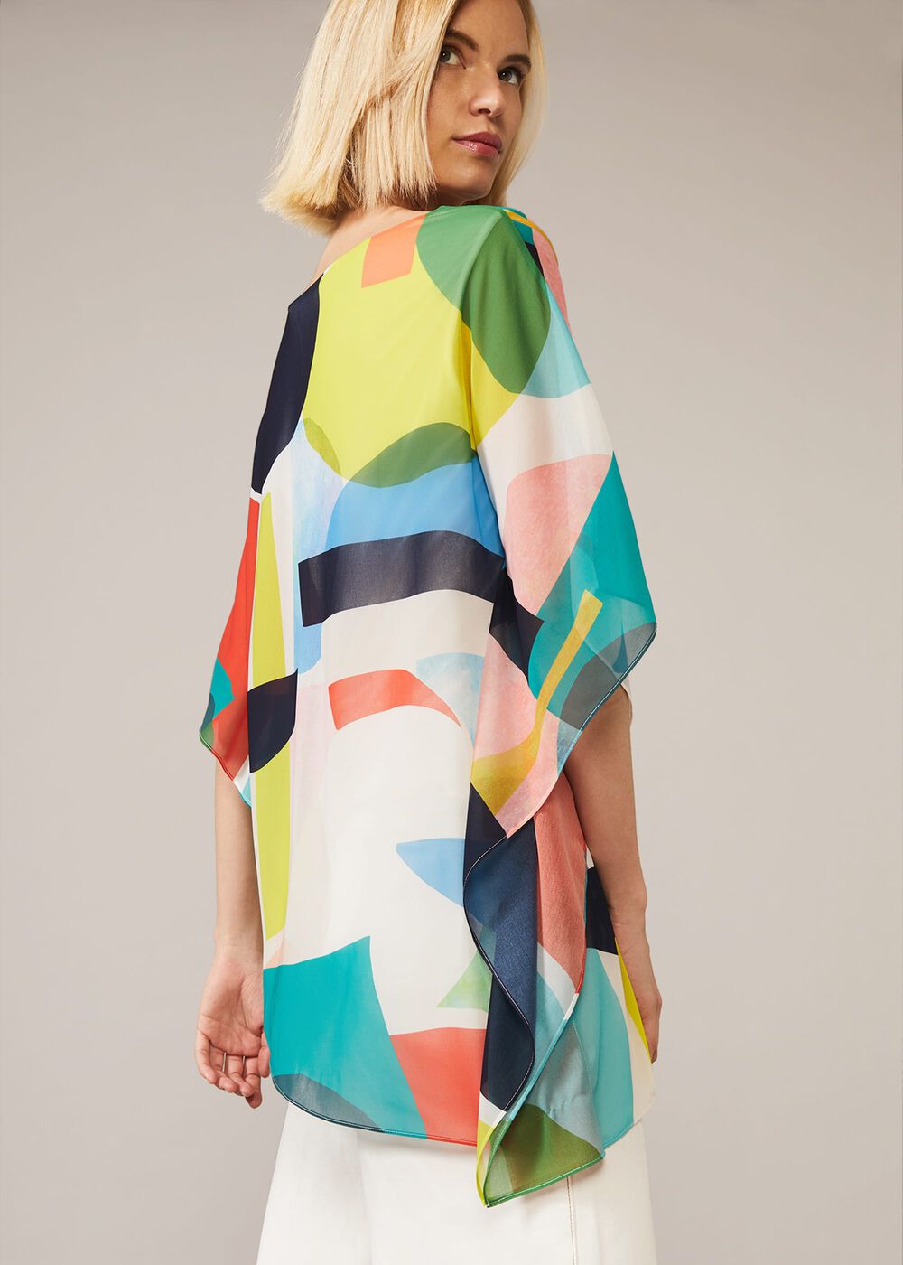 Ida Abstract Print Blouse