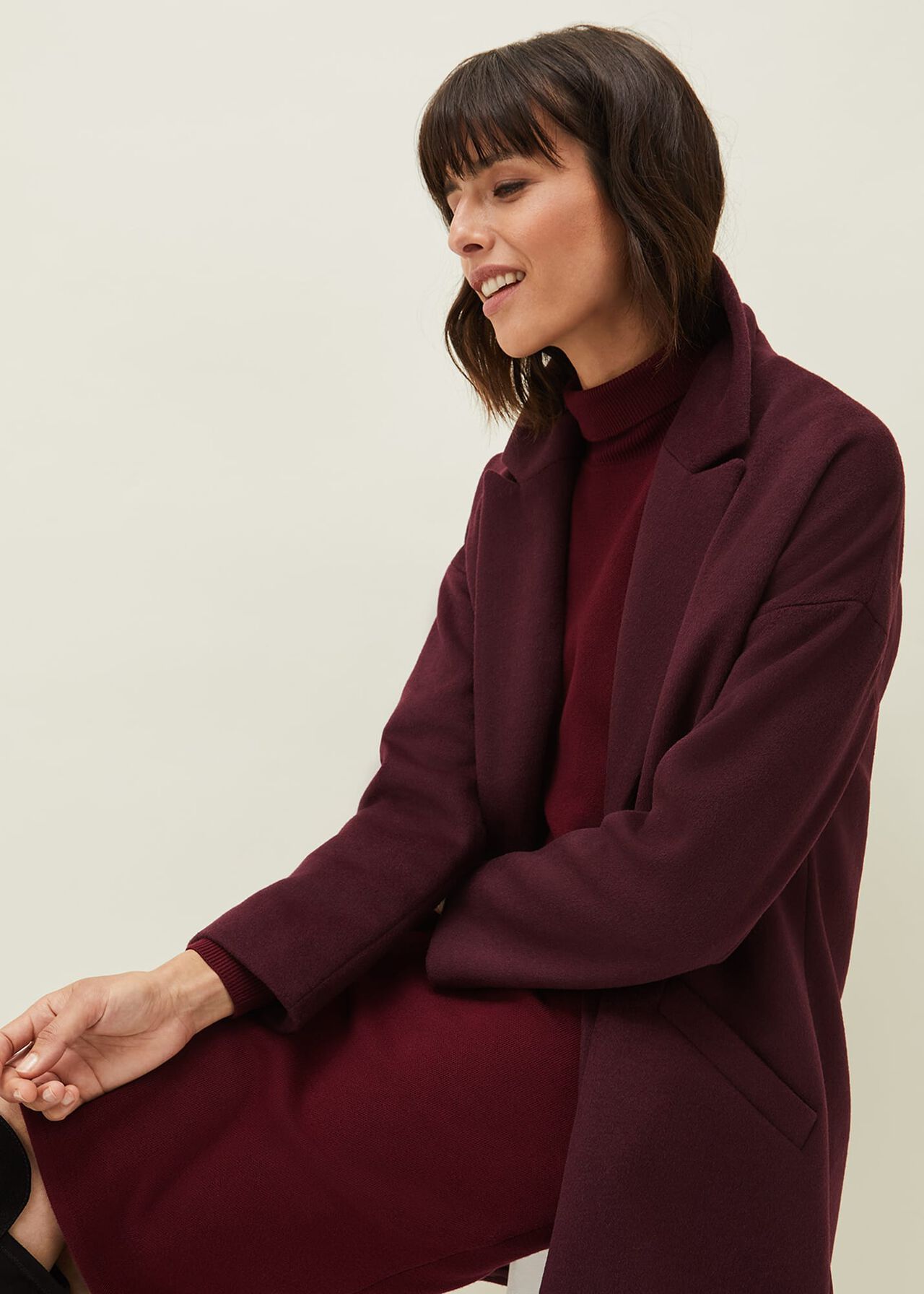 Emery Double Breasted Wool Coat