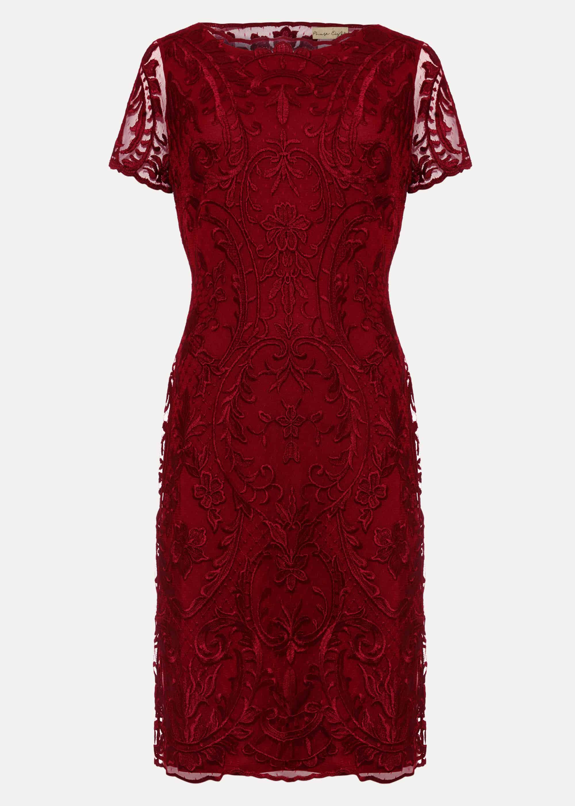 Phase eight lizzy embroidered dress shop