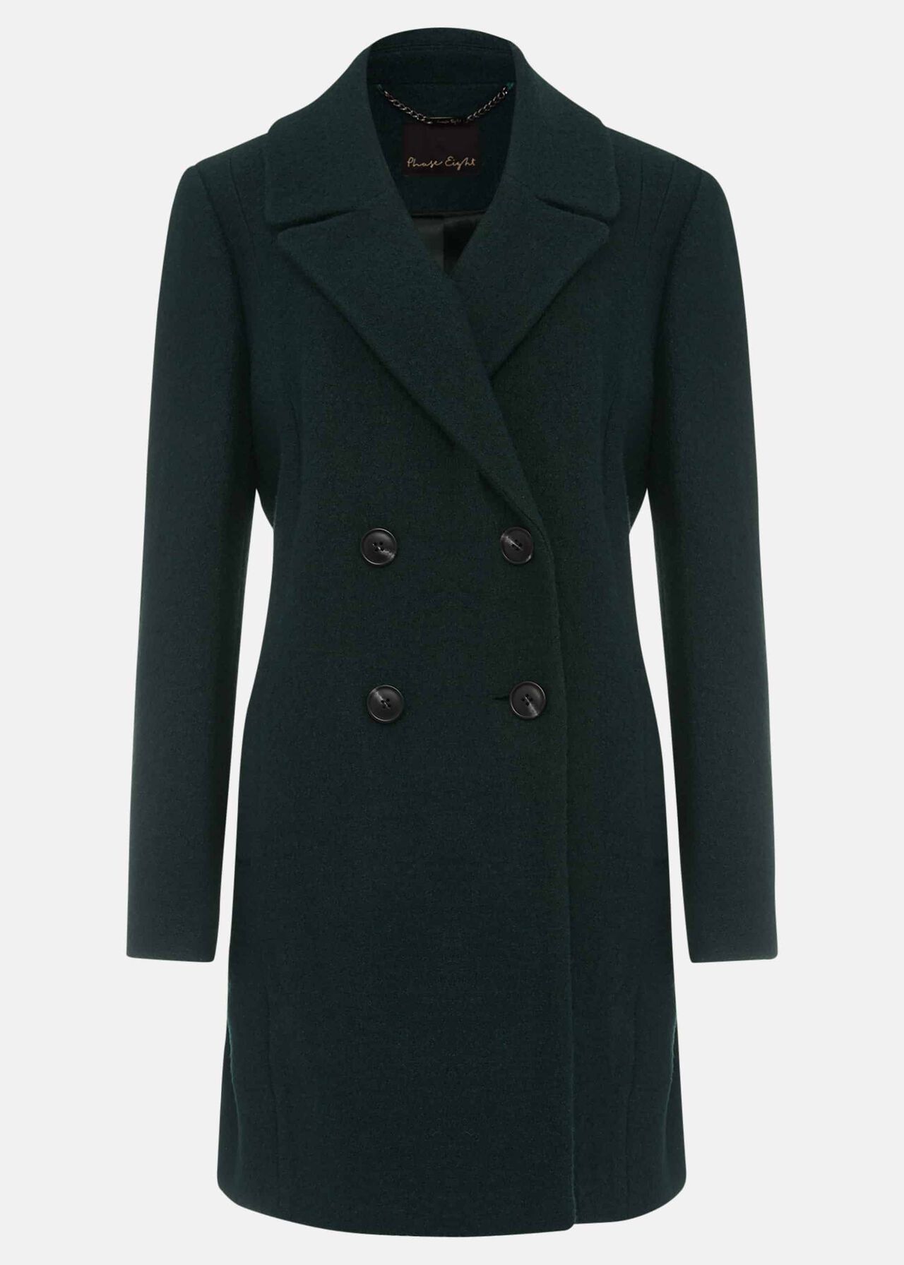 Lucine Double Breasted Wool Coat | Phase Eight
