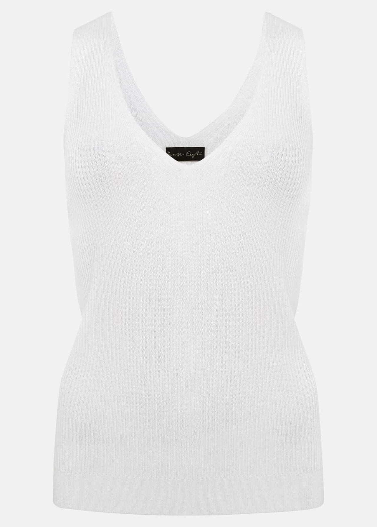 Caryl Ribbed Vest Top