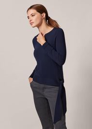 Tessa Tie Side Merino Jumper