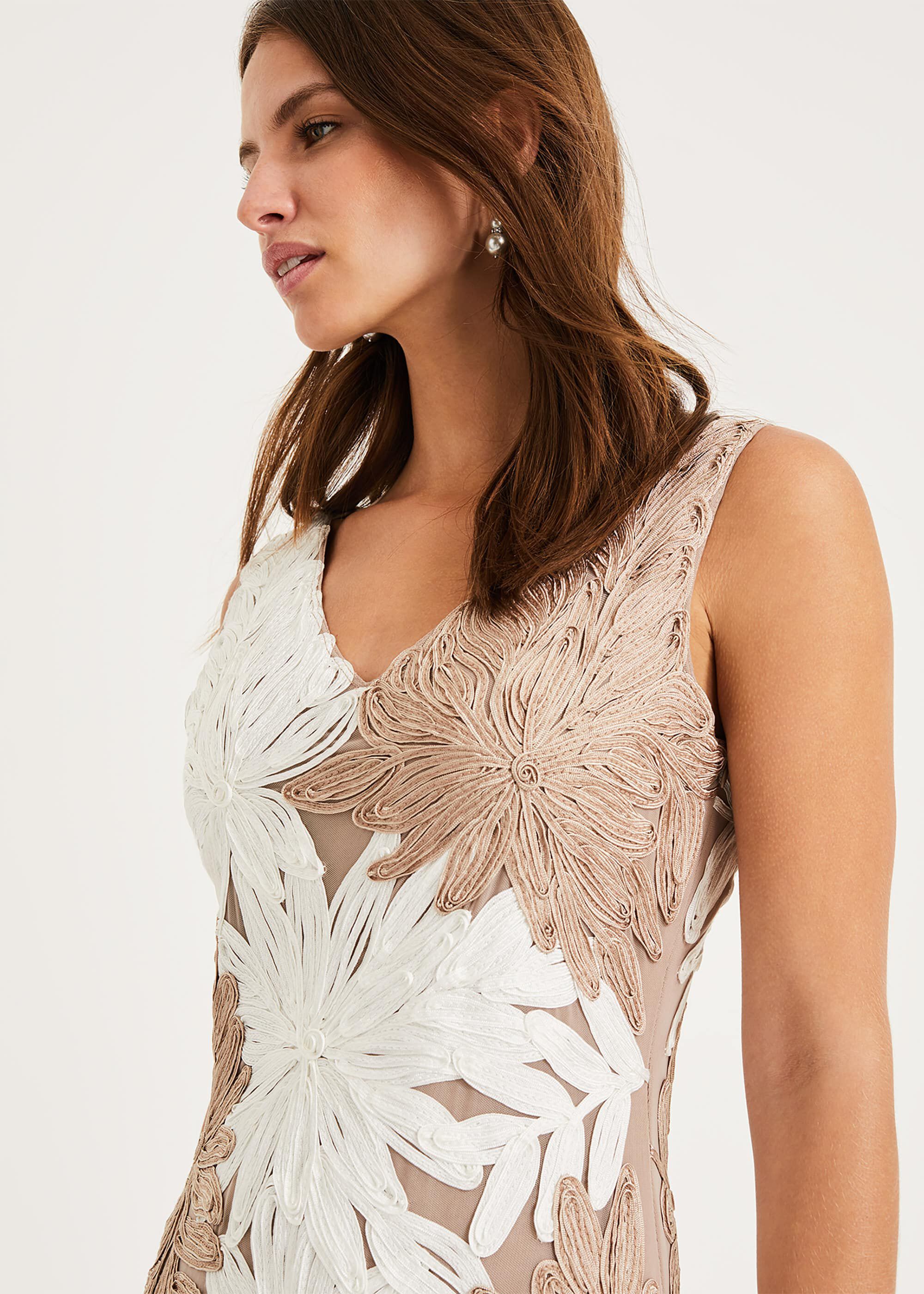 Denise Tapework Lace Dress