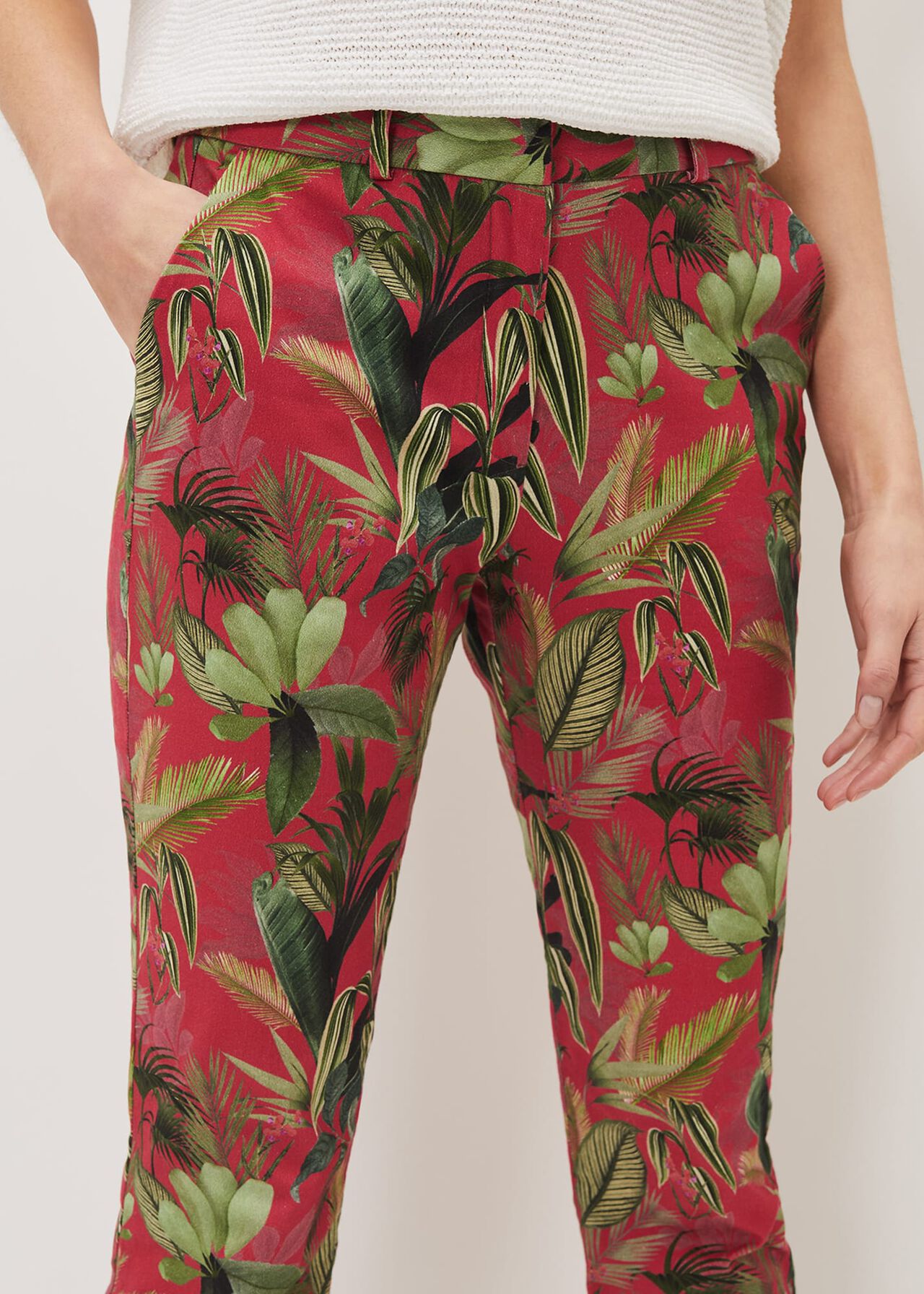 Desta Tropical Print Trouser