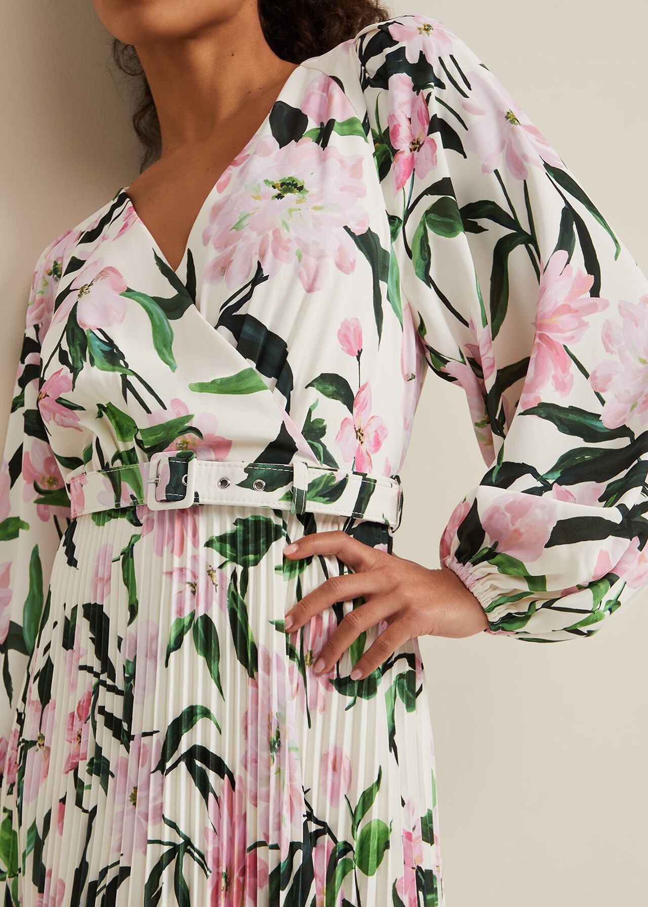 Petite Penny Floral Midi Dress