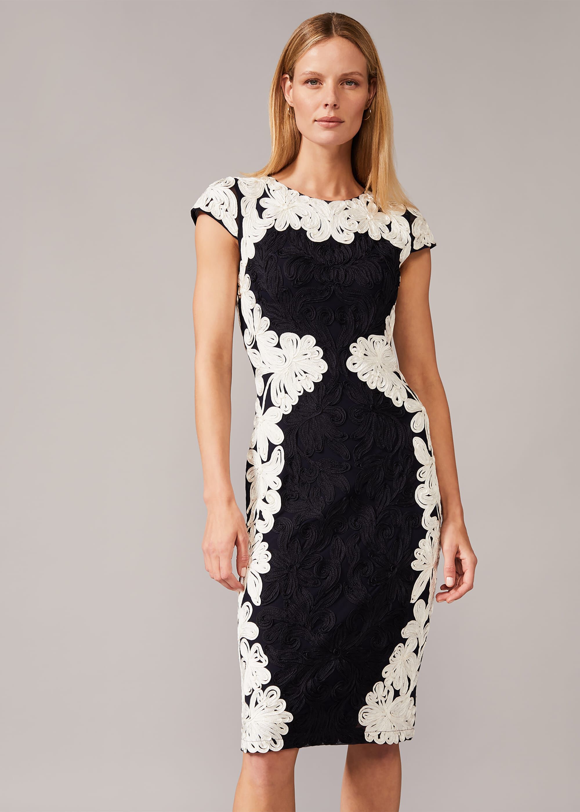 phase eight navy lace dress