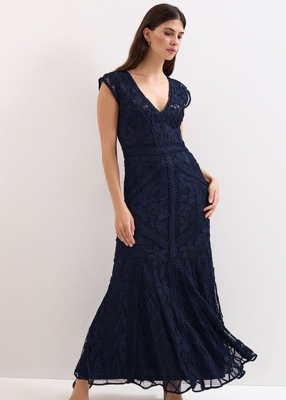 Khiana Tapework Maxi Dress