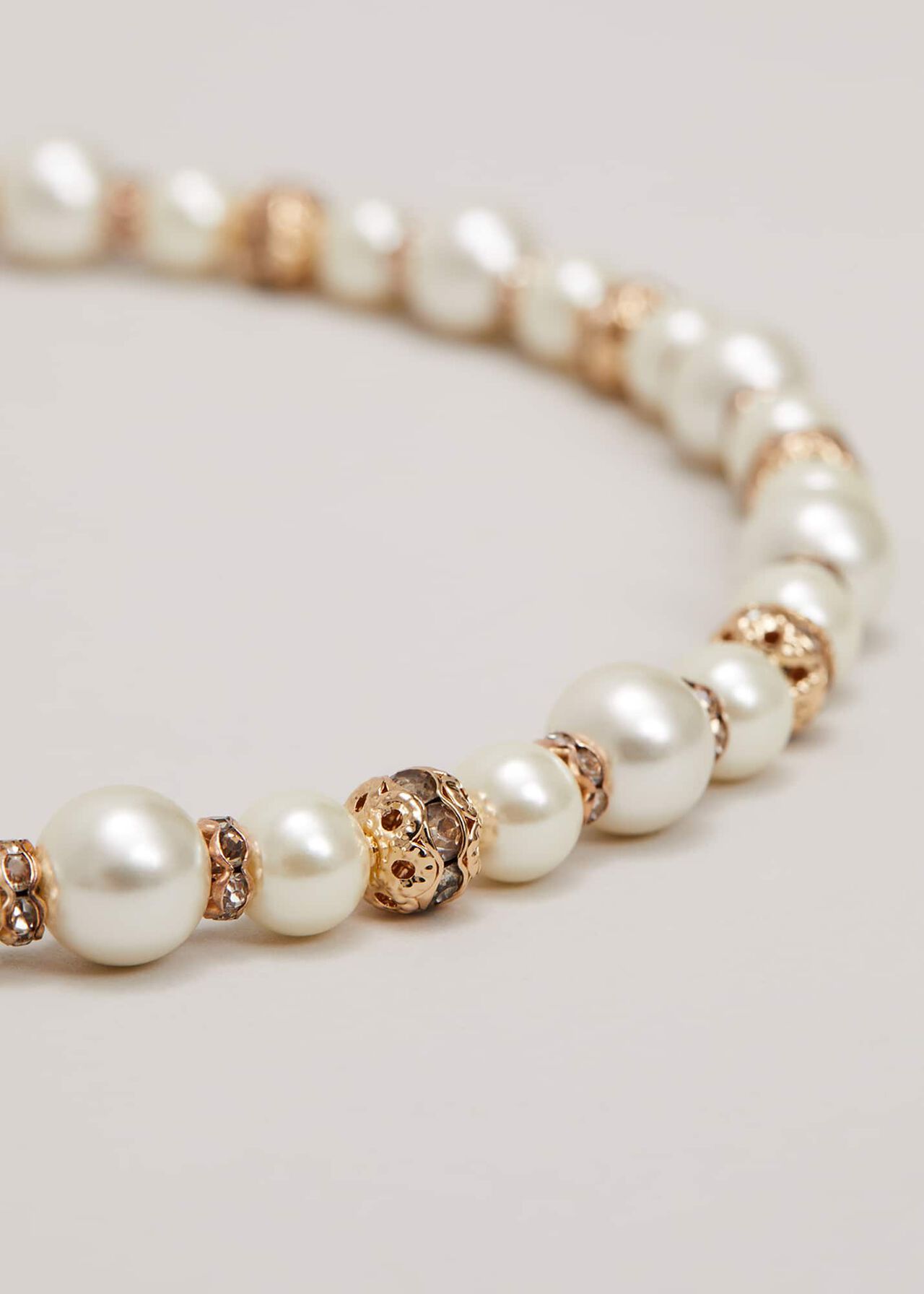 Bead And Pearl Necklace