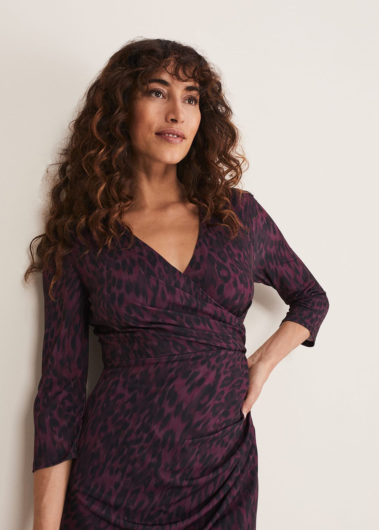 Nieve Leopard Print Dress