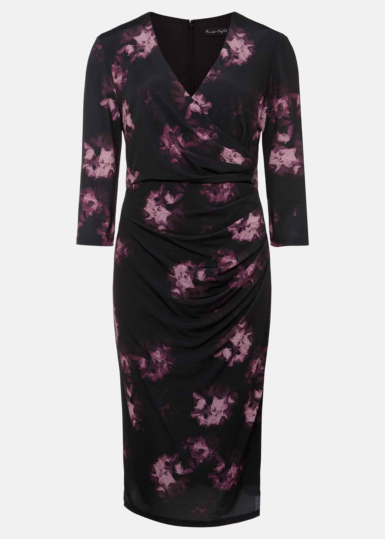 Nerina Abstract Floral Print Dress