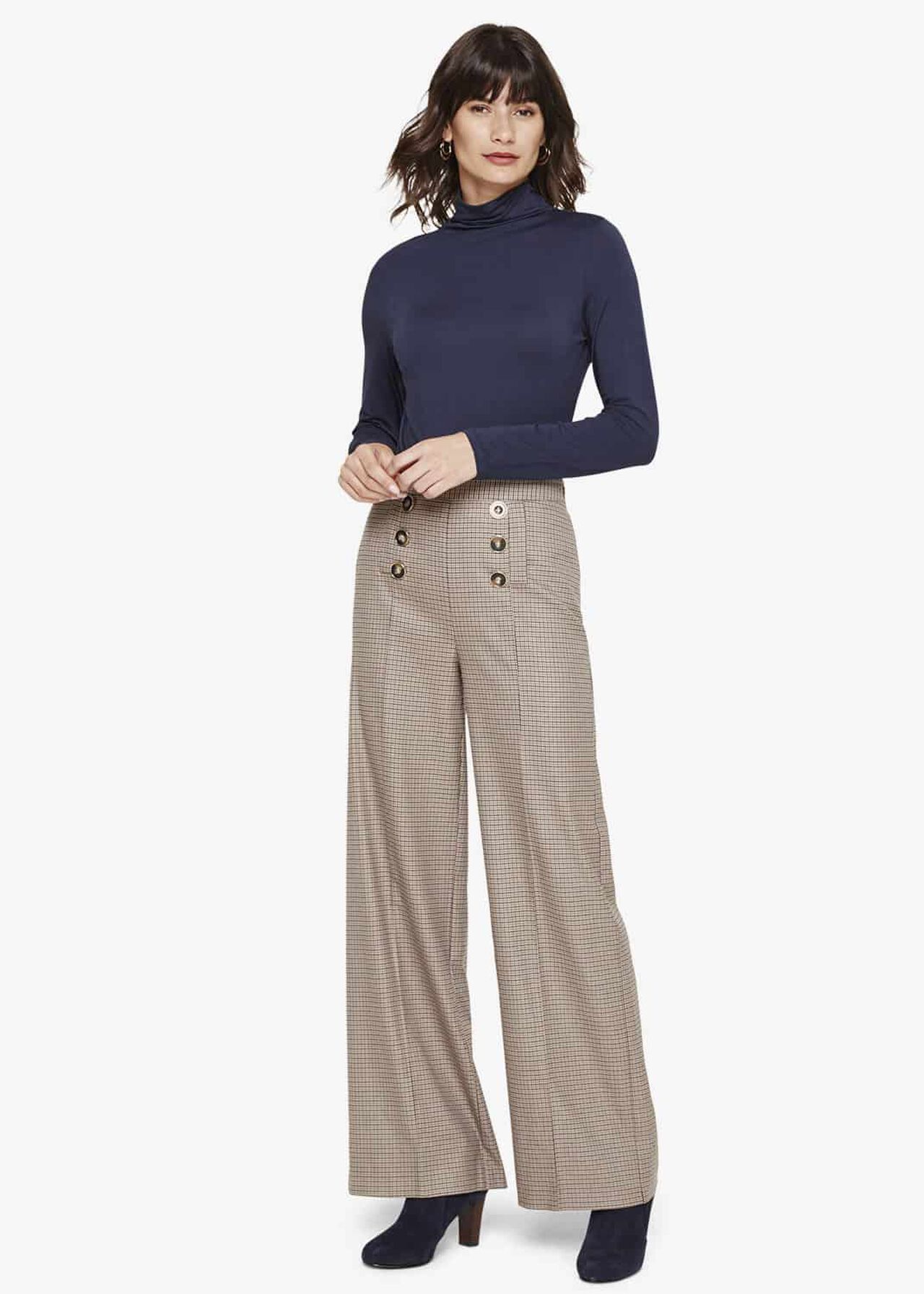 BEATRIX HAREM TROUSERS - BLUE main image 0