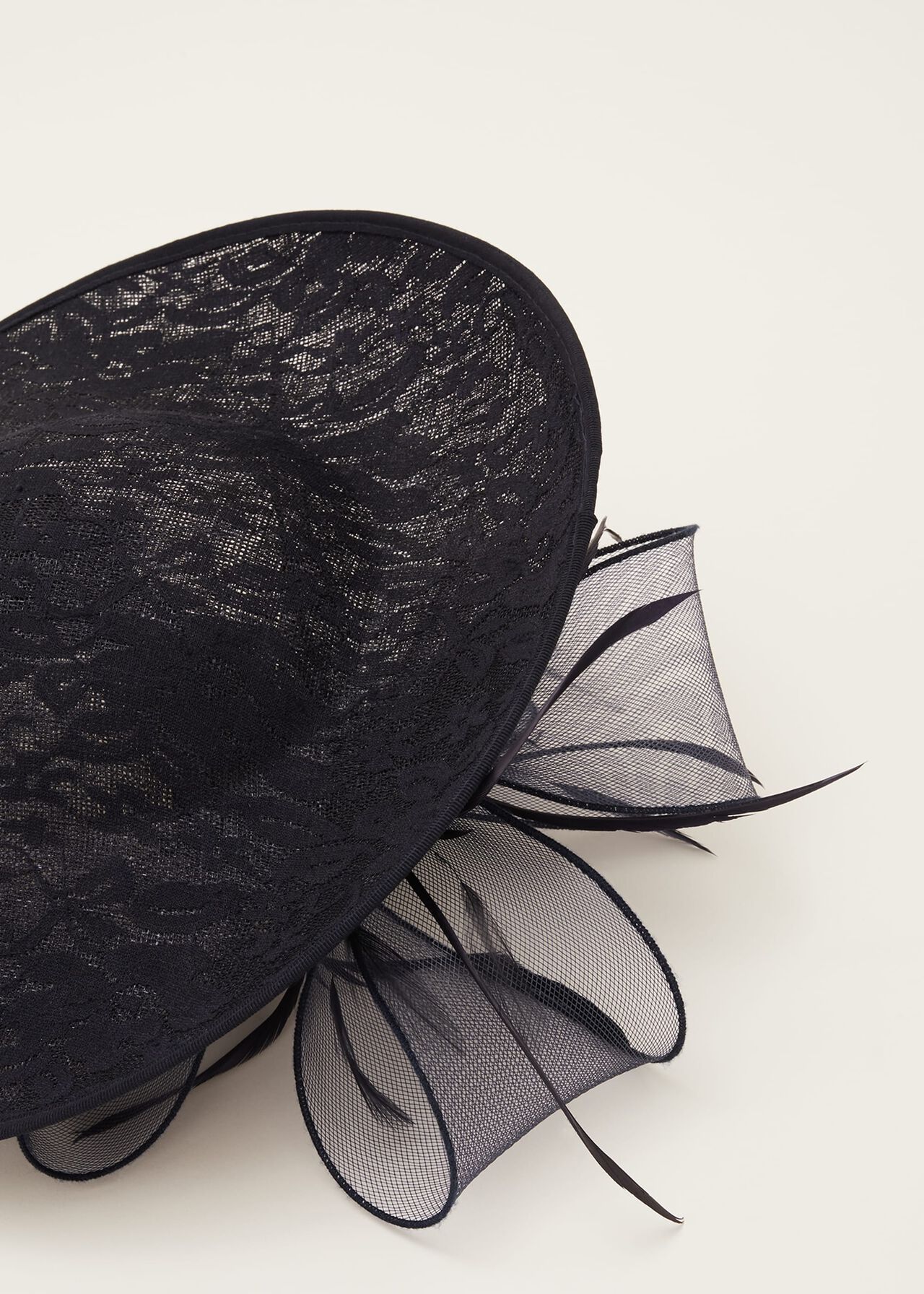 Valens Lace Underbrim Fascinator
