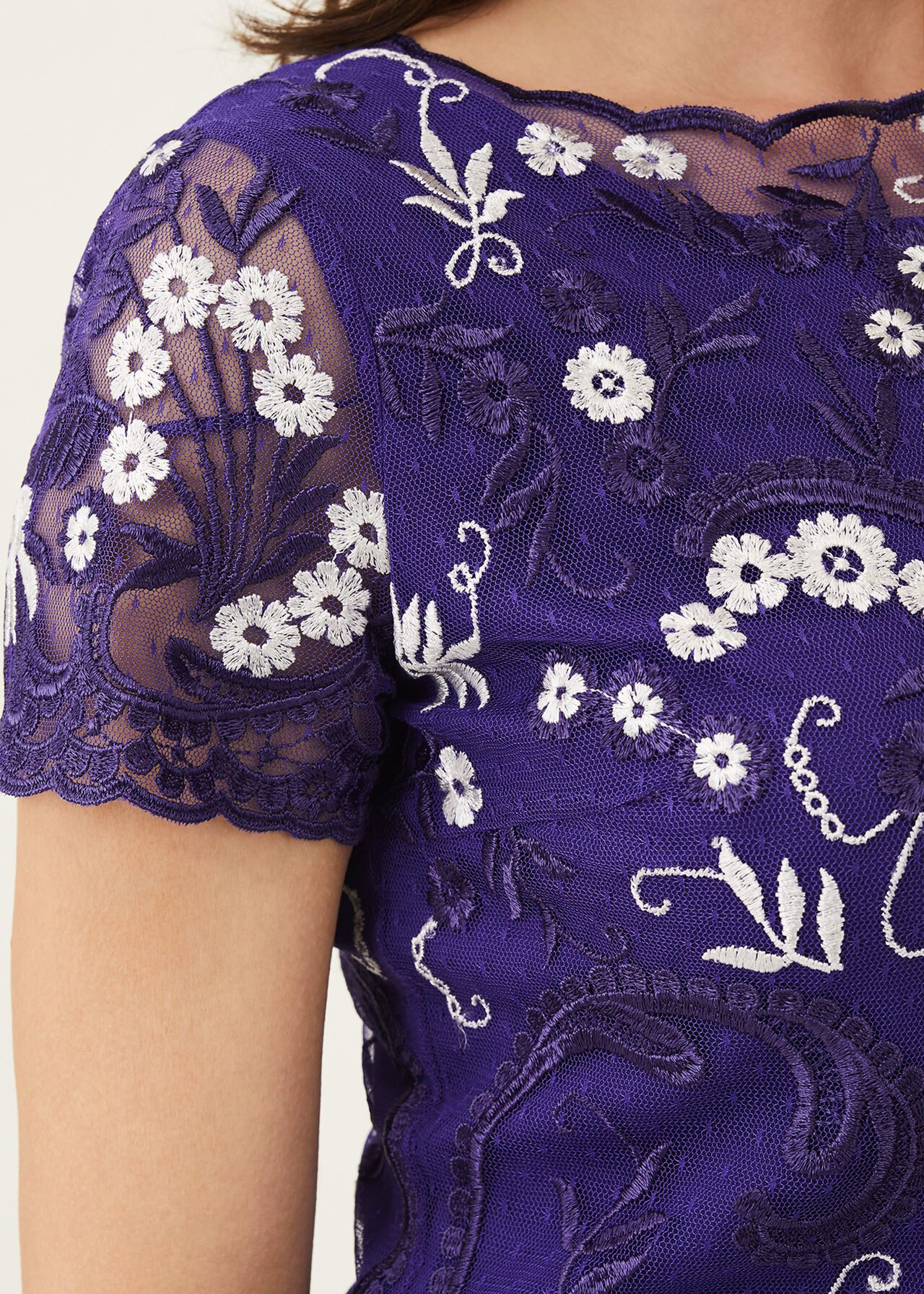 Floris Embroidered Dress