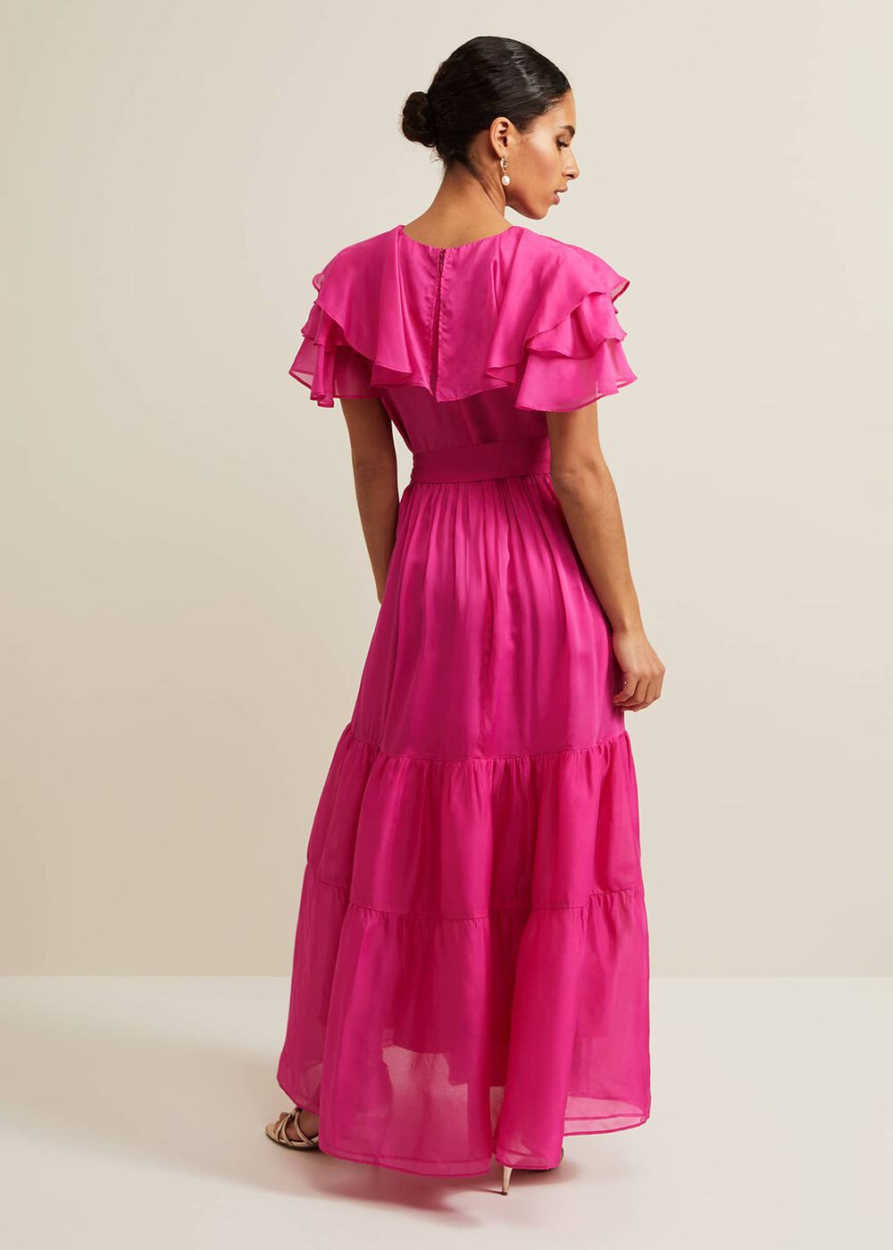 Petite Mabelle Organza Maxi Dress