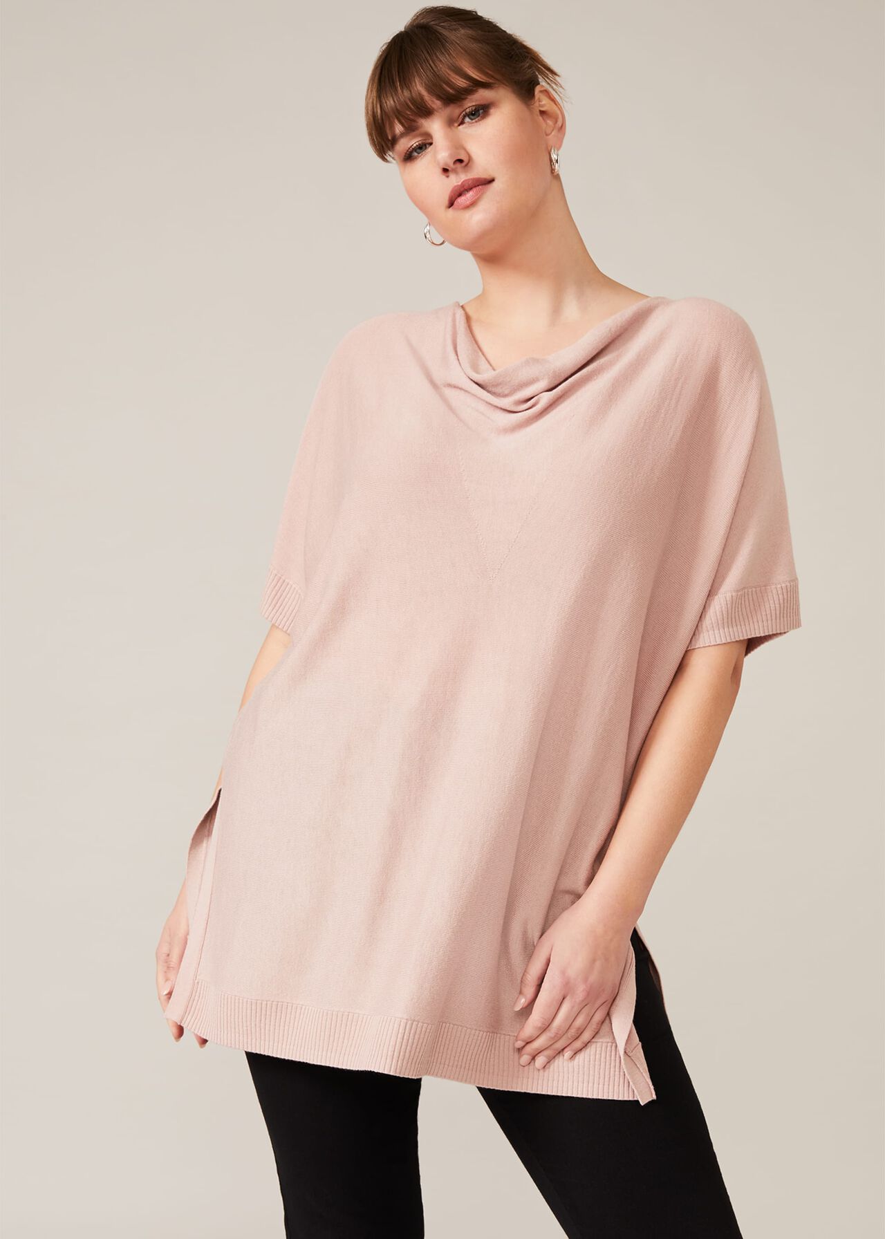 Trudy Cowl Neck Knit Top