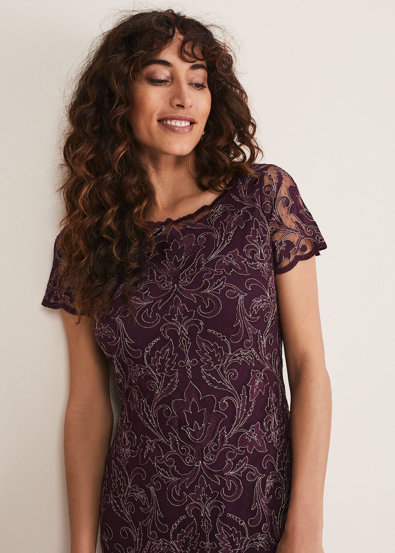Heather Embroidered Dress