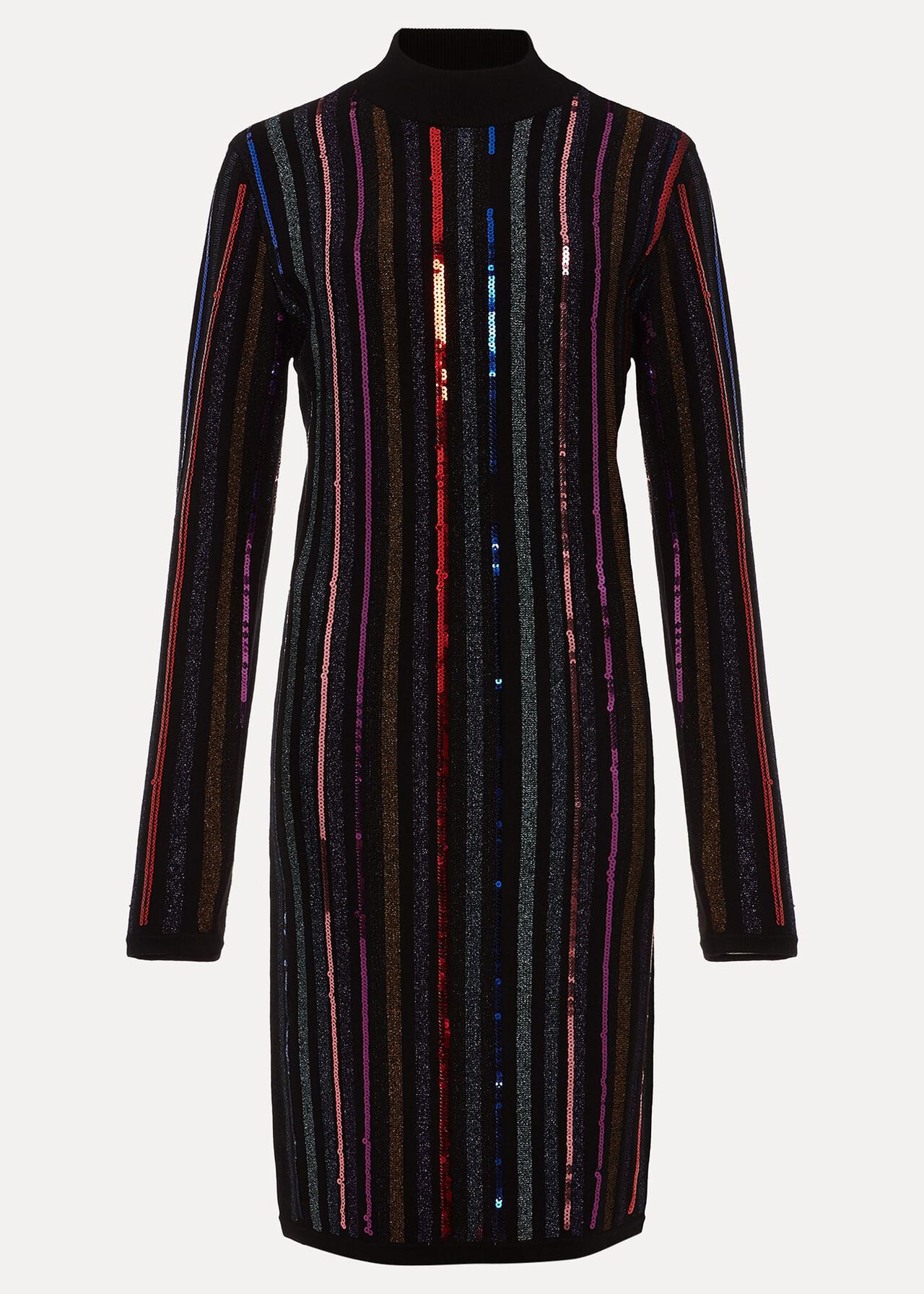 Rhonwen Sequin Stripe Dress