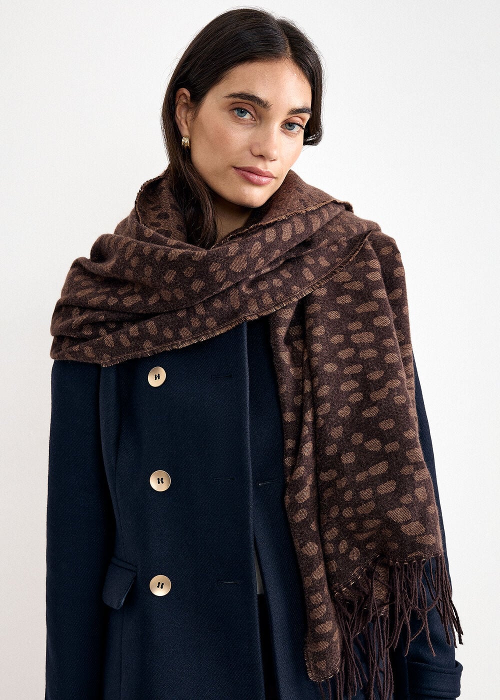 Irregular Spot Scarf