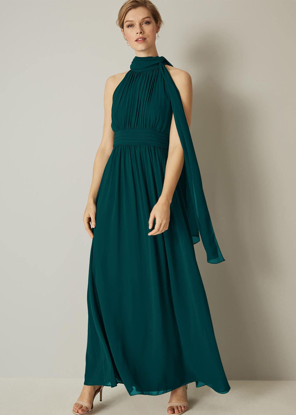phase eight bridesmaid dresses Roxi Maxi Dress Designed in a timeless sizechart-one-shoulder-maxi-dress-waist Turtleneck Relaxed Fit Midi Hire Period:8 Days