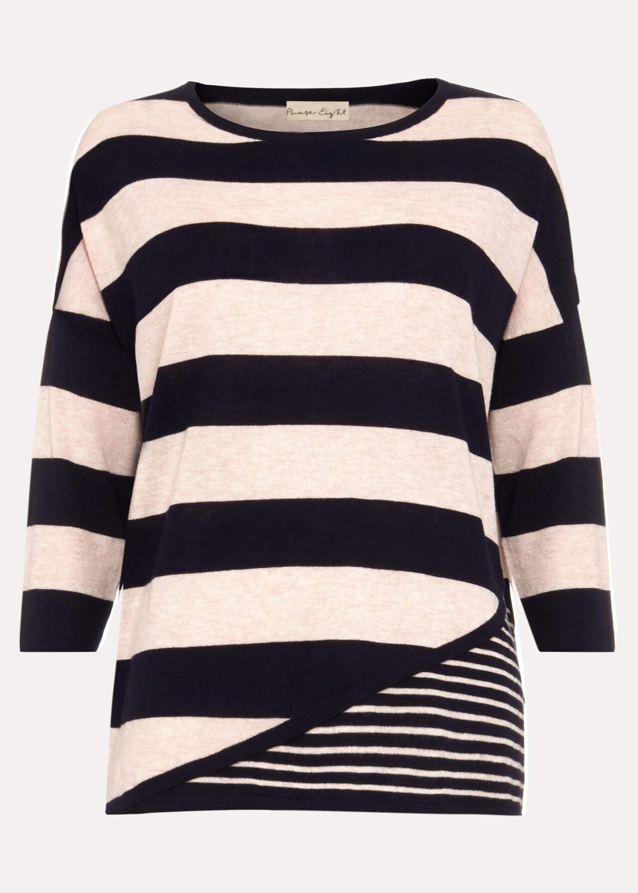 Devonna Mix Stripe Knitted Top