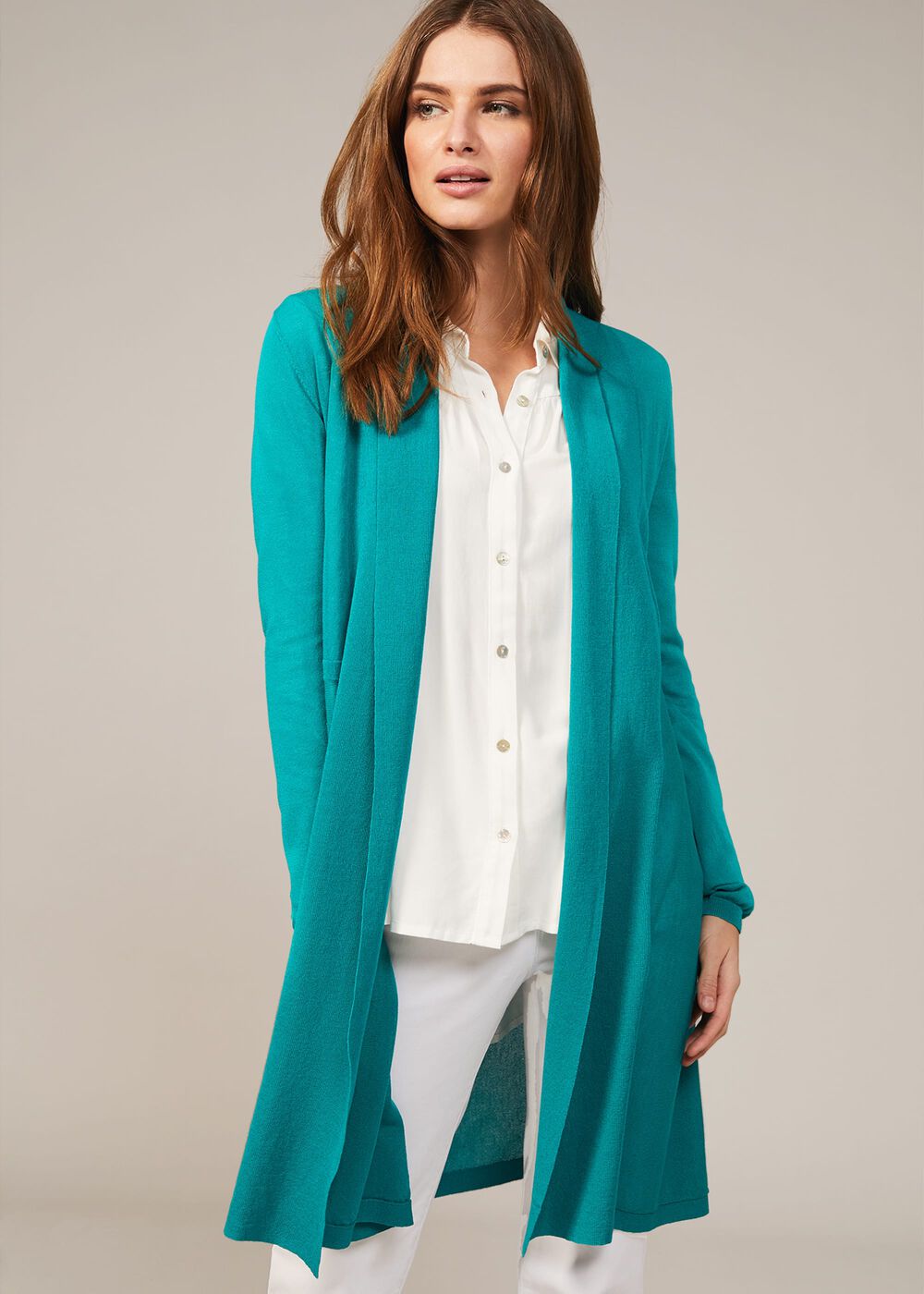 Lili Sheer Longline Cardigan