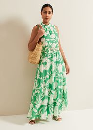 Petite Kara Print Maxi Dress