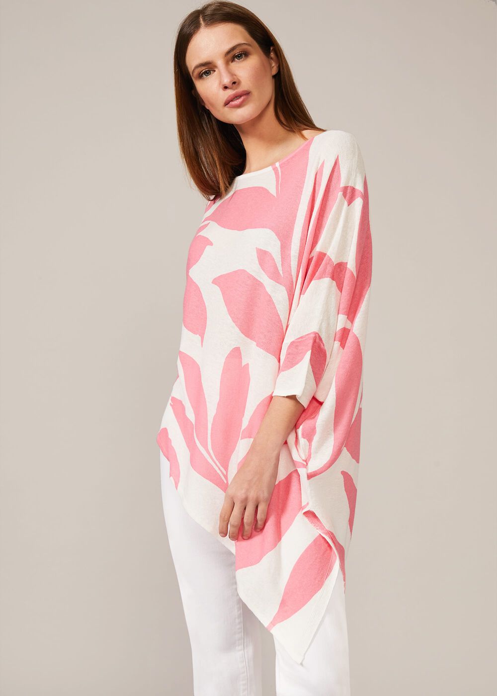 Larissa Leaf Print Knit