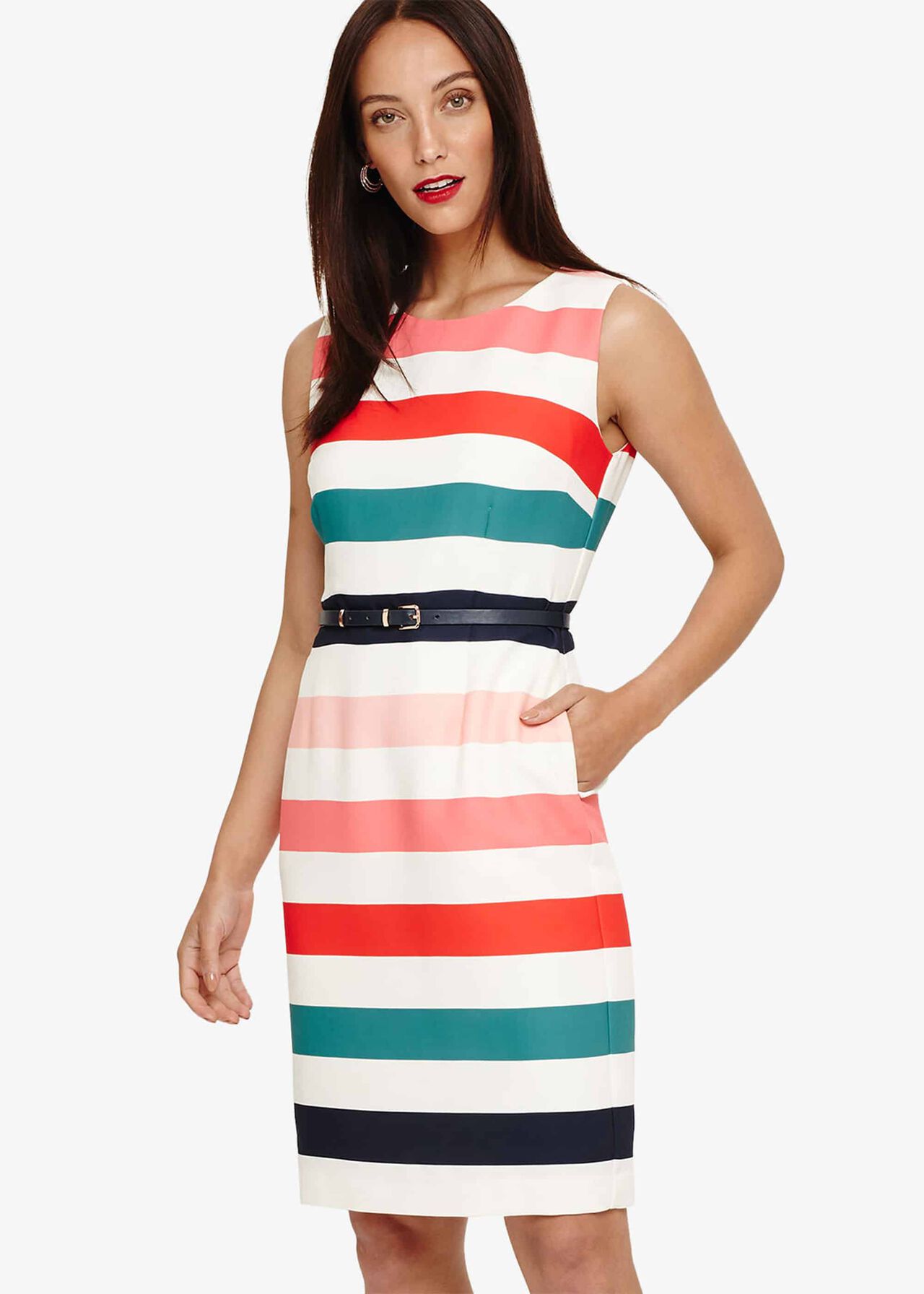 Faye Striped Dress