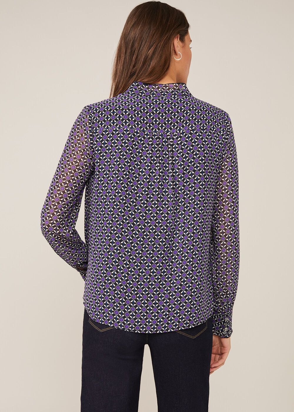 Beatrice Geo Print Blouse