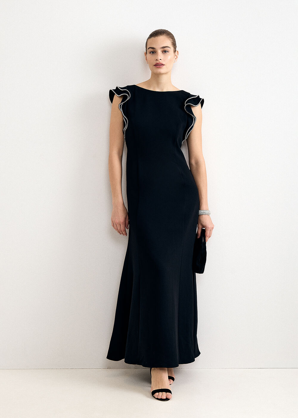 Claudia Diamonte Detail Maxi Dress