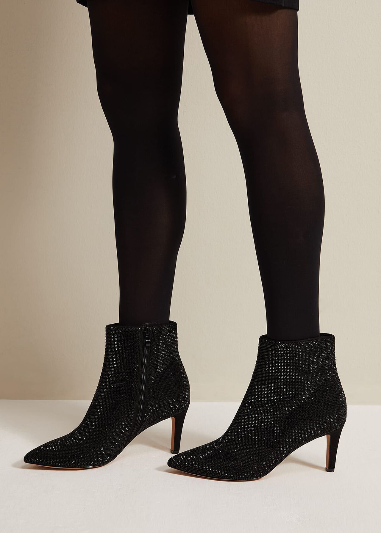 Black Sparkly Boots