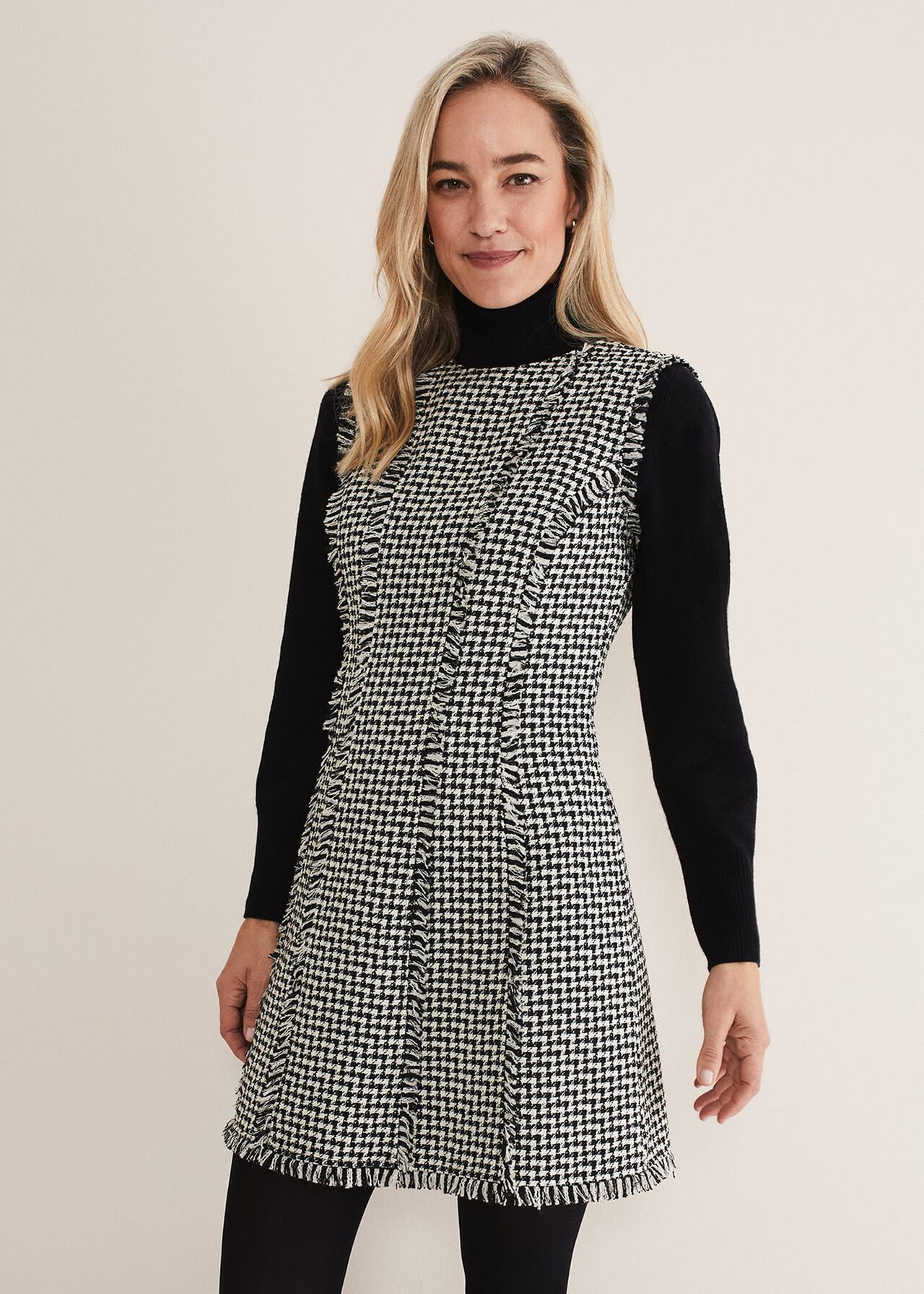Arie Tweed Mini Dress