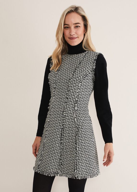 Arie Tweed Mini Dress