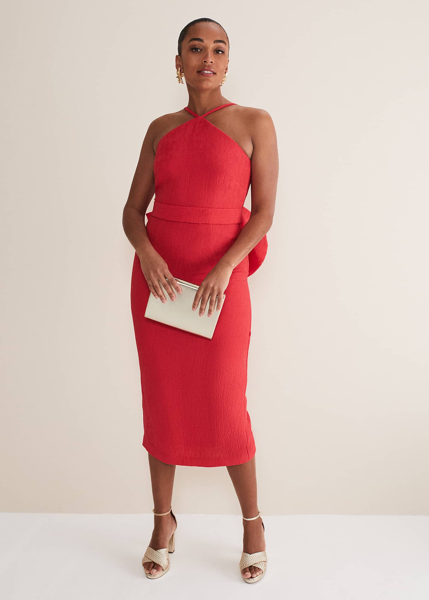 Bec and bridge red midi dress sale