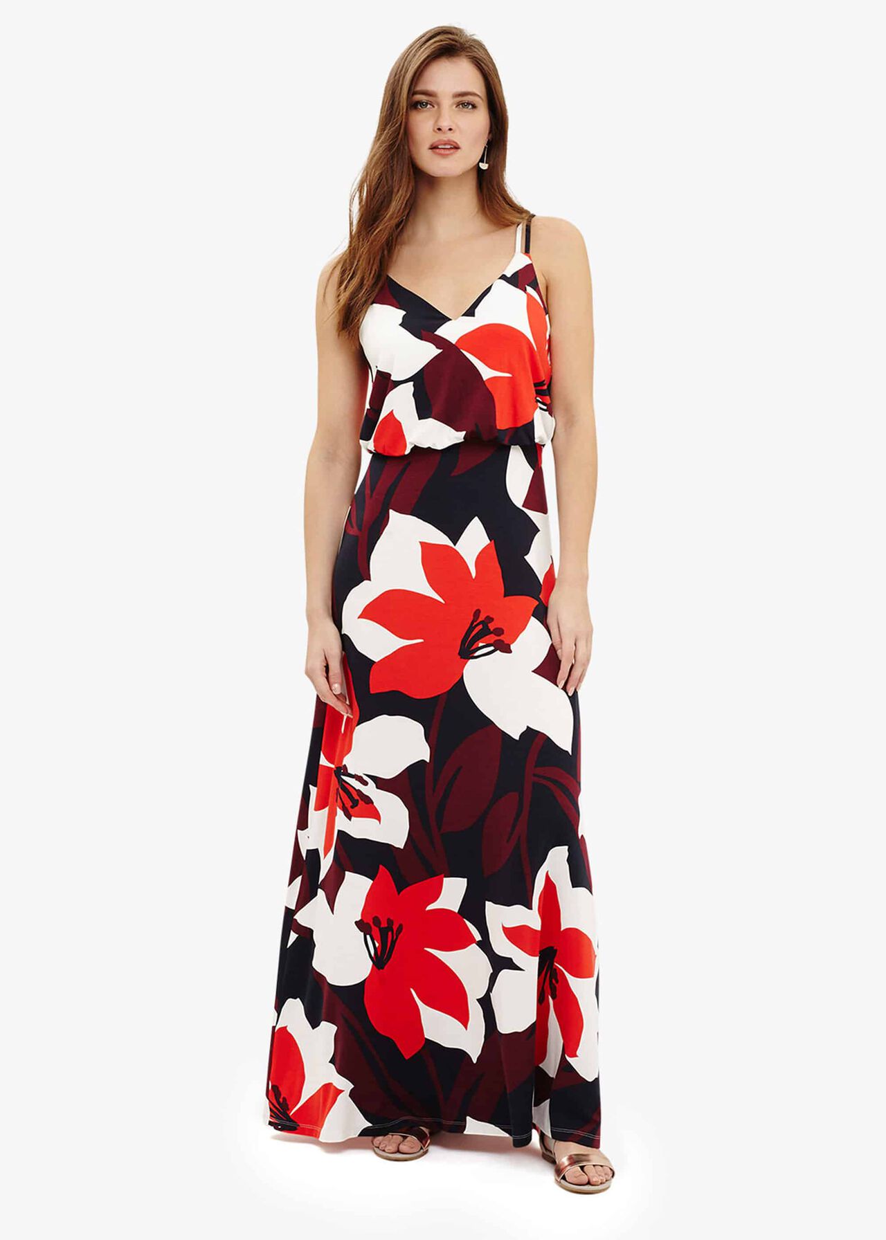 Lana Floral Print Maxi Dress