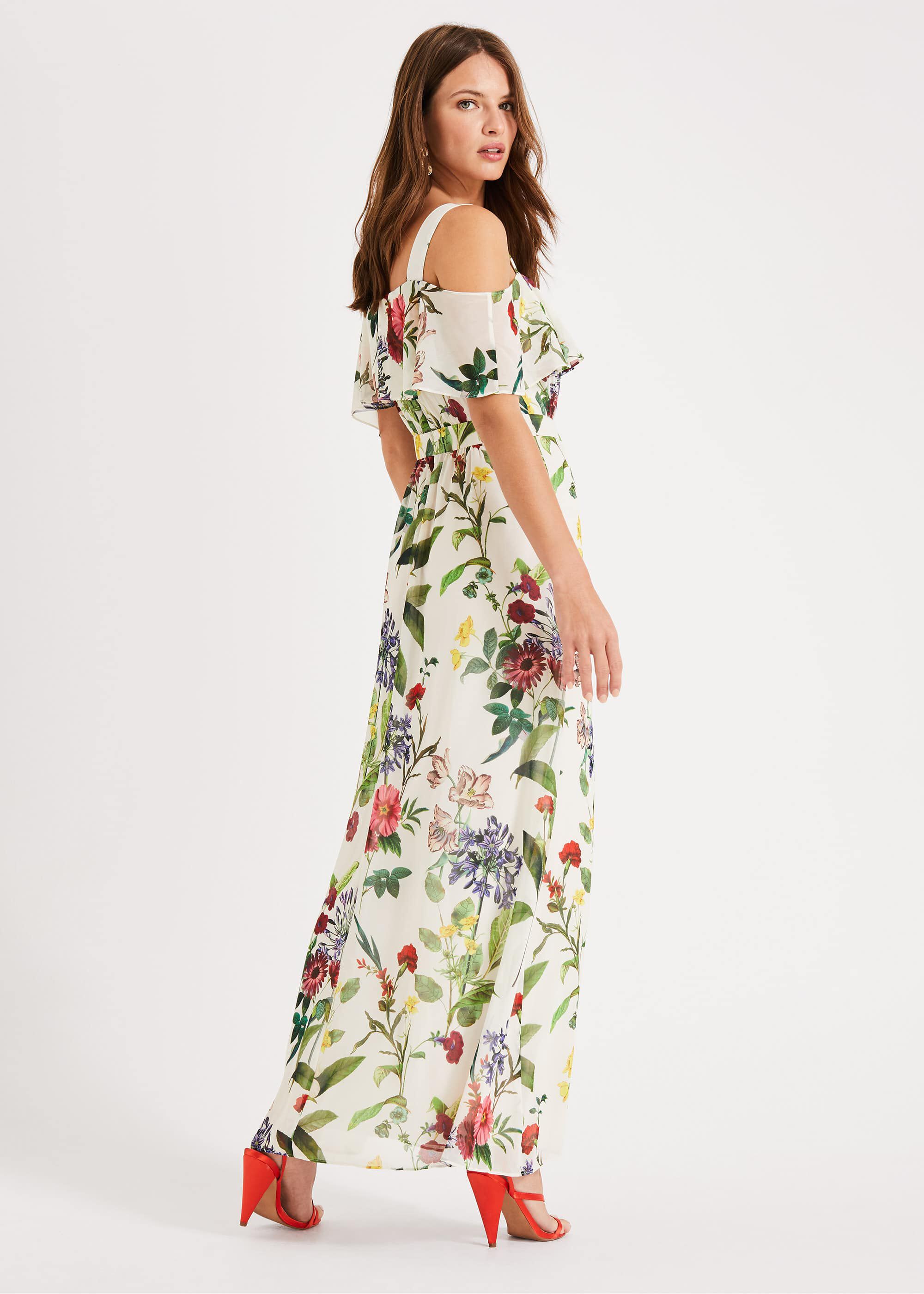 nell floral maxi dress