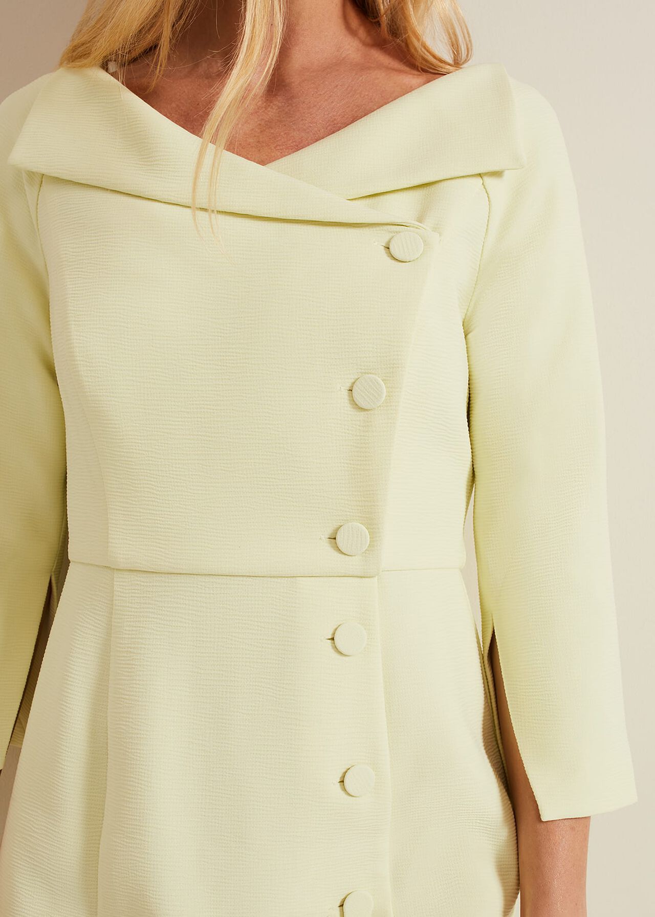 Sienna Tux Button Midi Dress