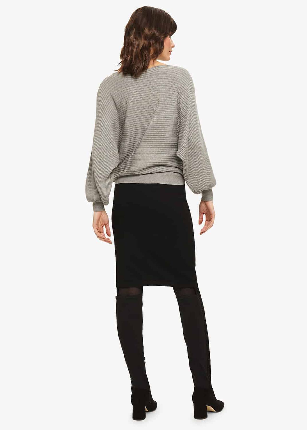 Megan Colour Block Knitted Skirt