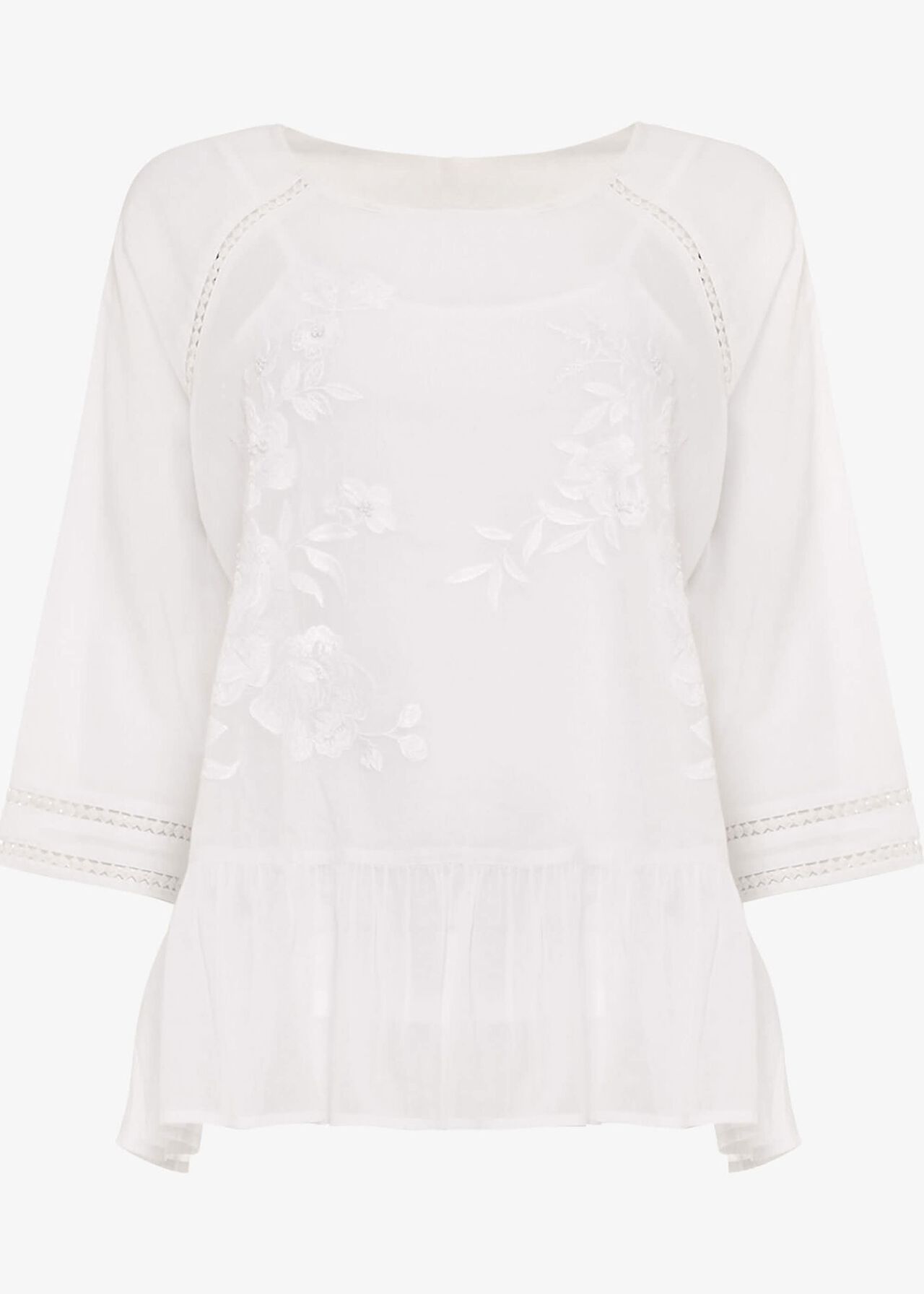 Catalina Cotton Embroidered Blouse