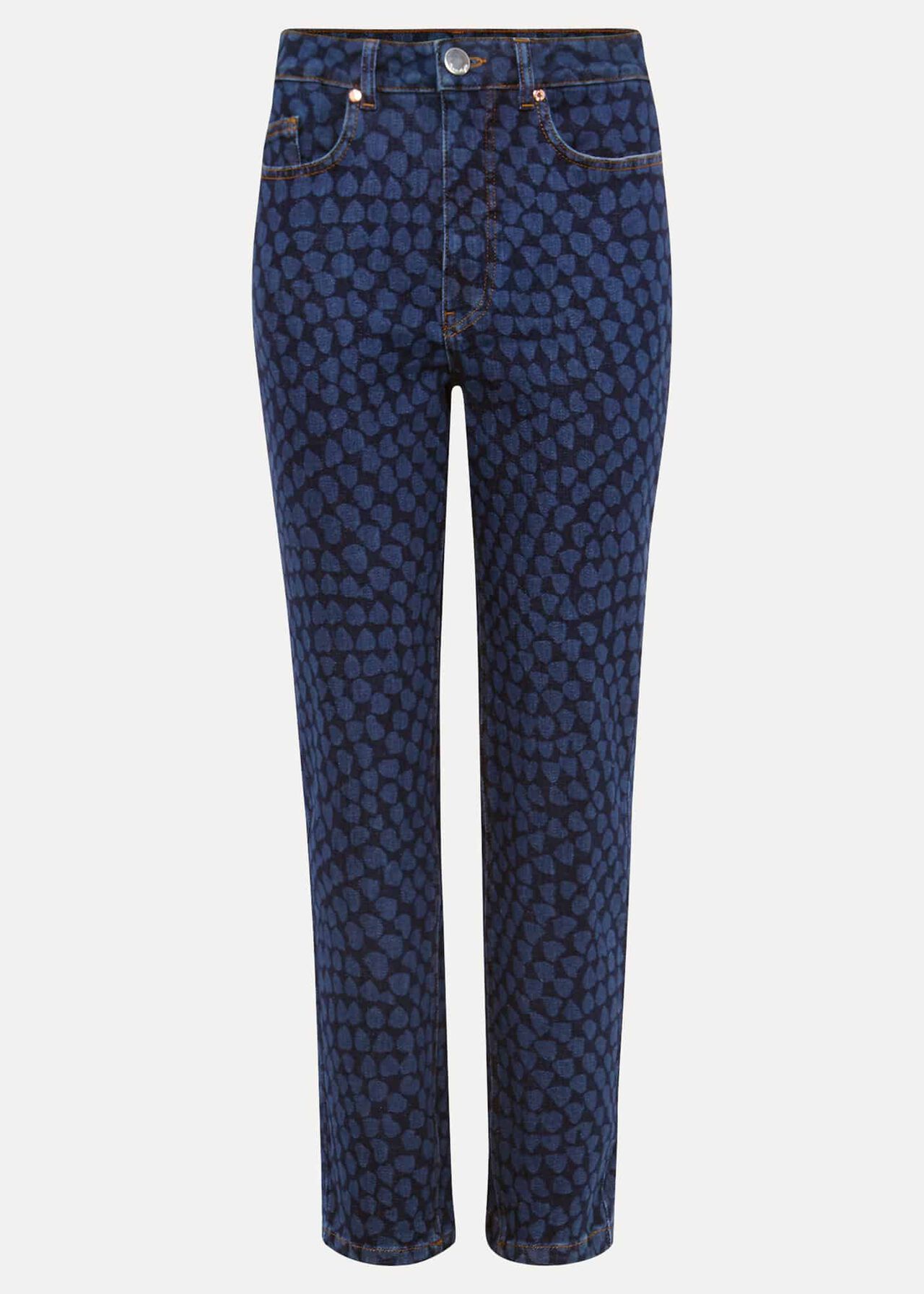 Petra Heart Straight Leg Jeans