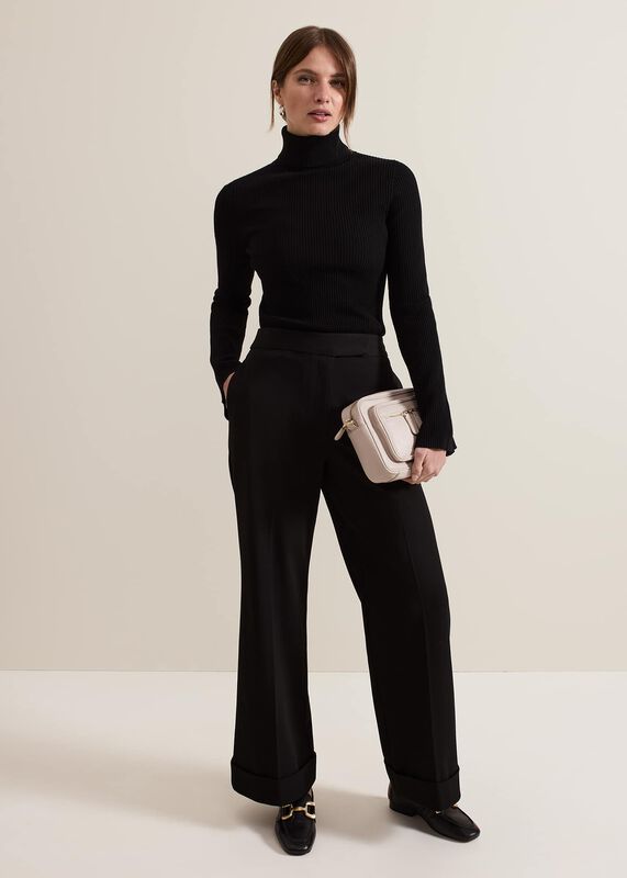 Petite Trixie Turn Up Hem Trouser