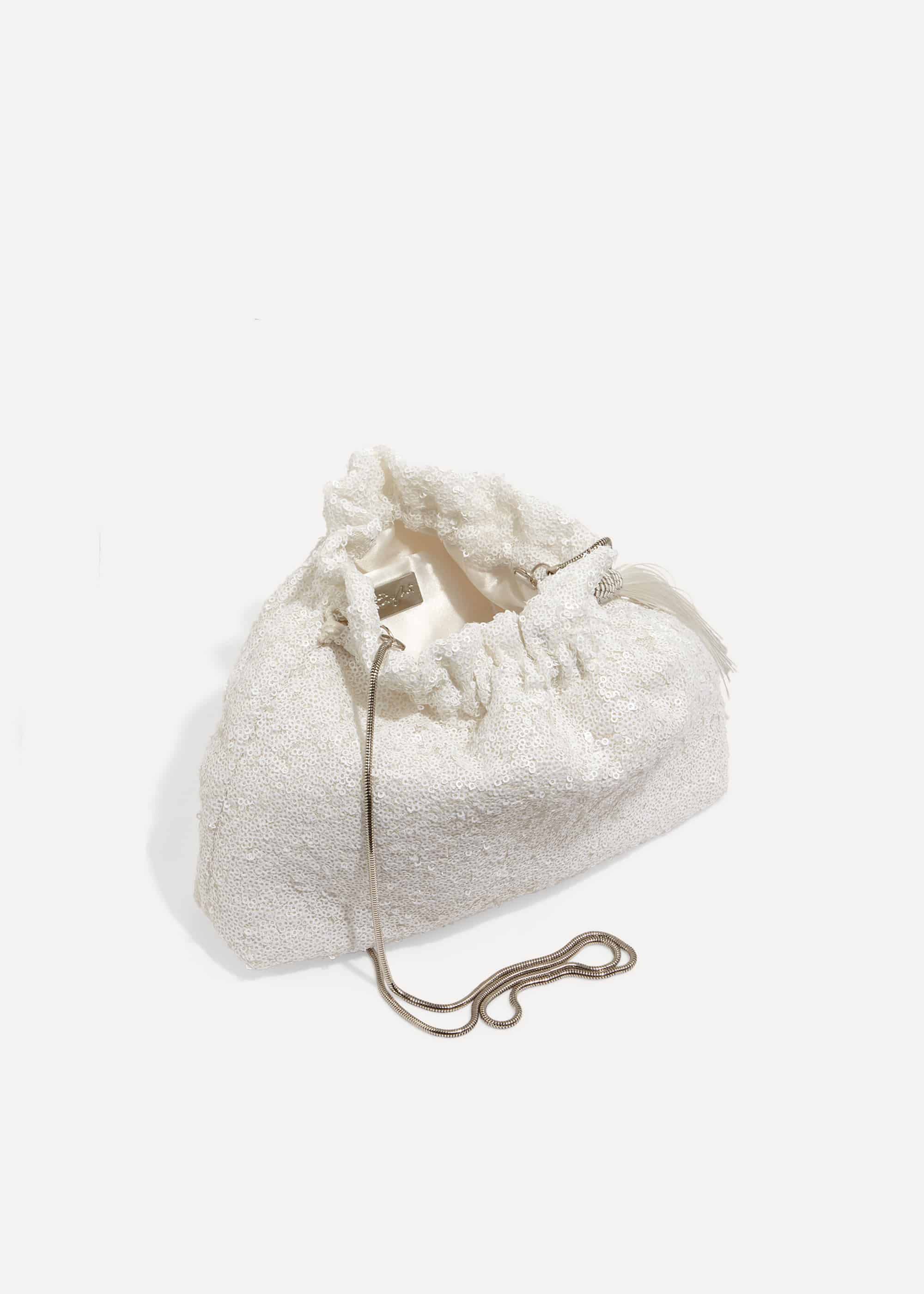 Sequin drawstring bag store