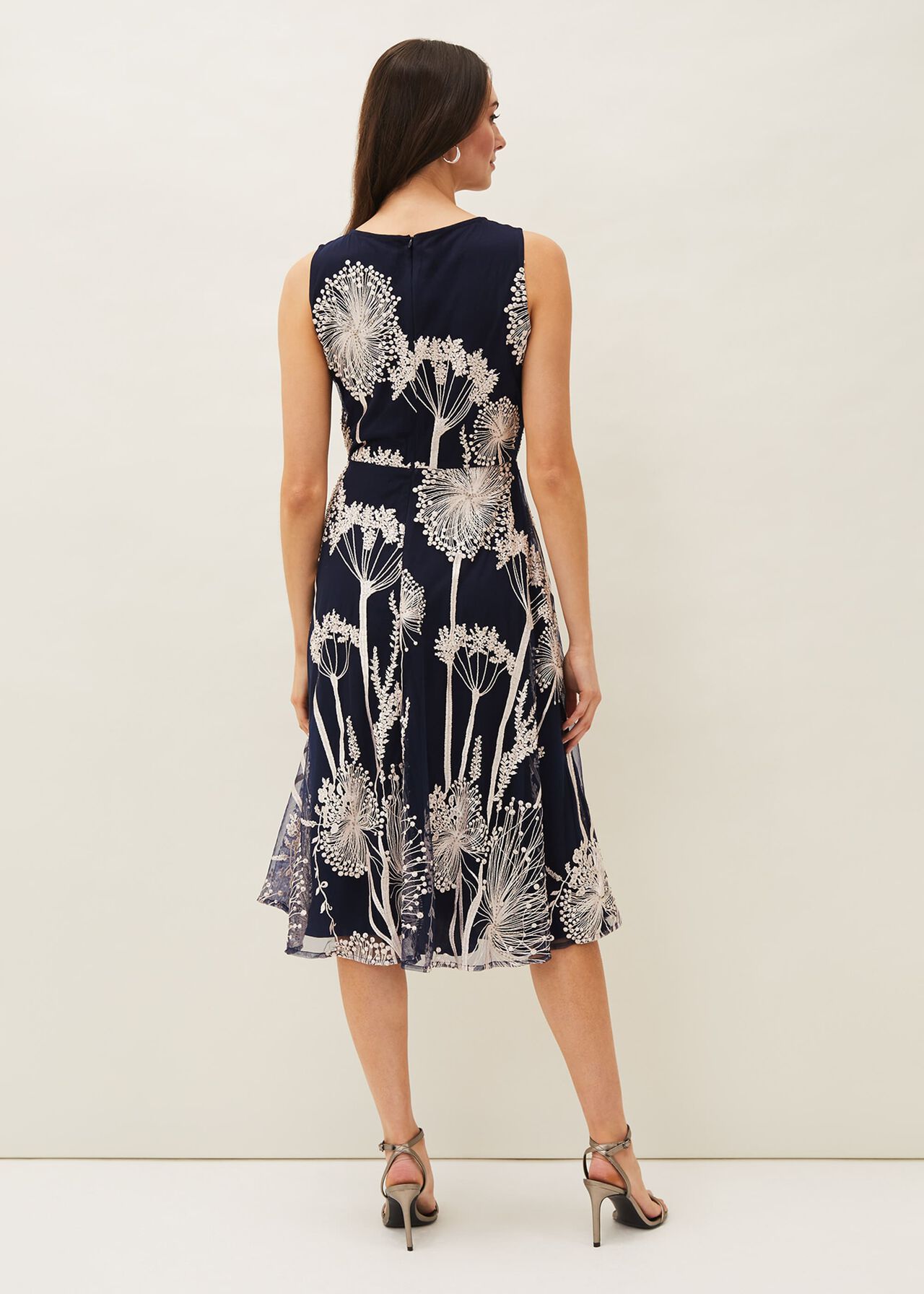 Franchesca Floral Fit And Flare Dress | Phase Eight