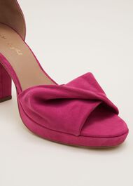 Twist Strap Platform Shoe