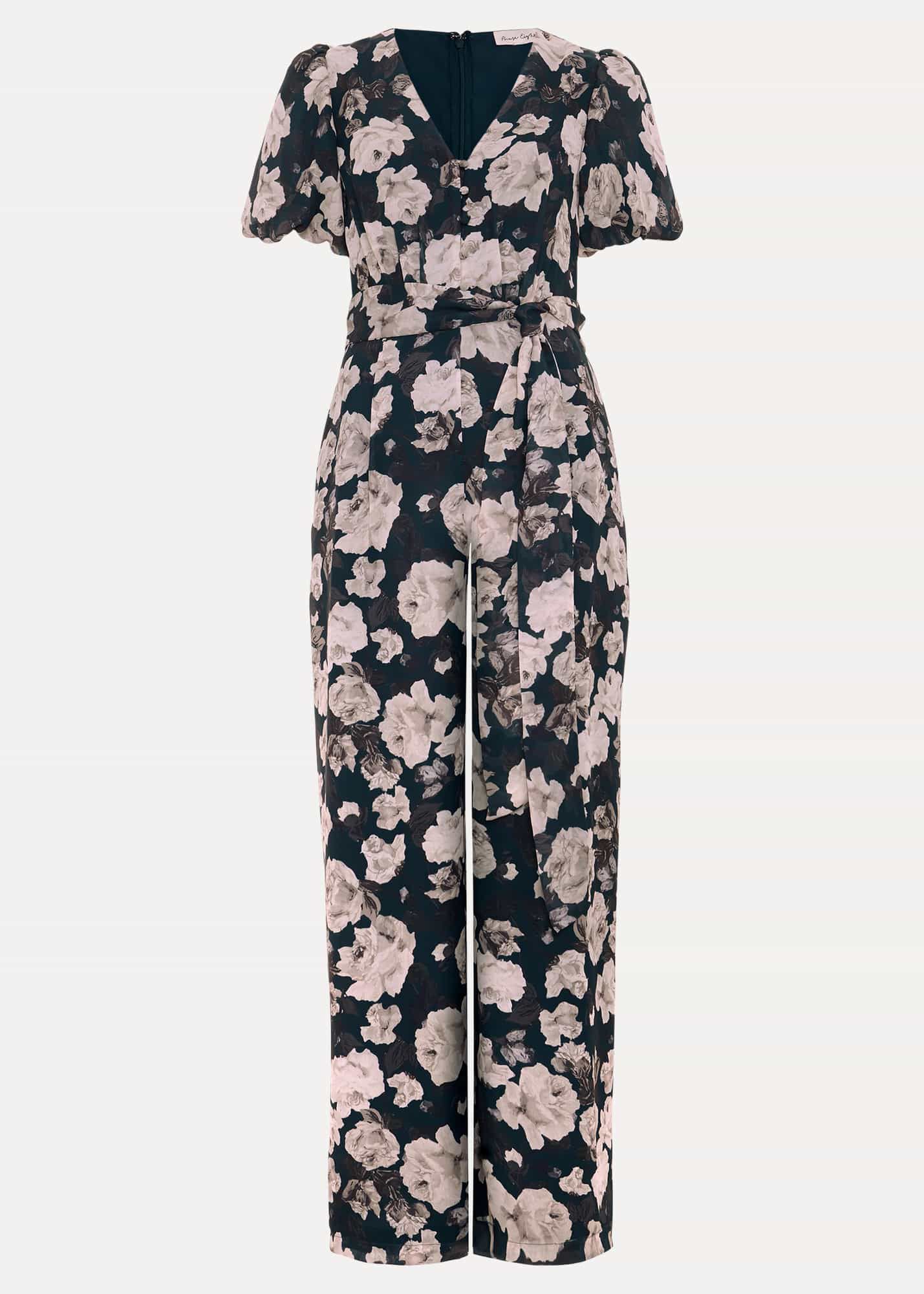 Myron Floral Wide Leg Jumpsuit | Phase Eight ROW |