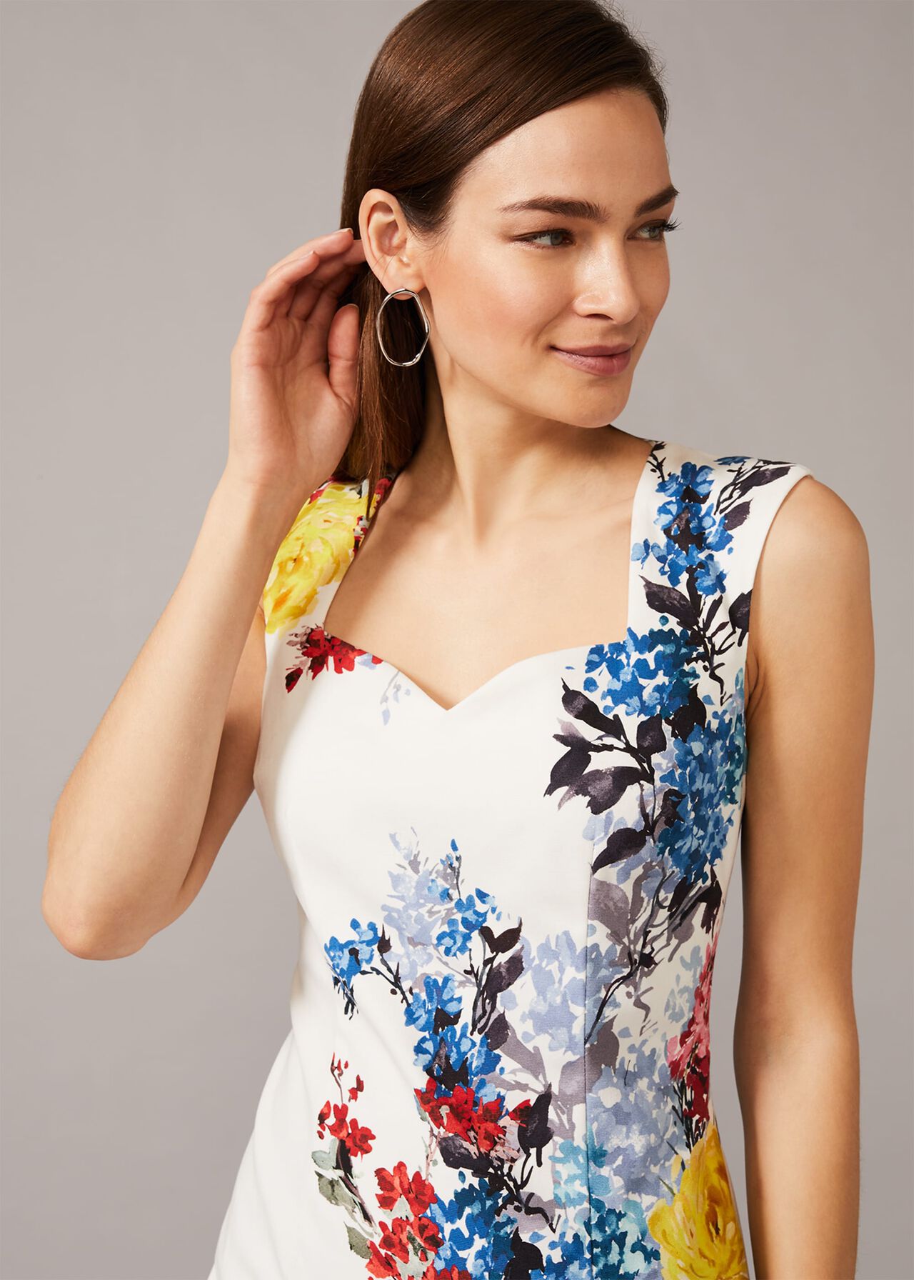 Keshena Floral Fitted Dress