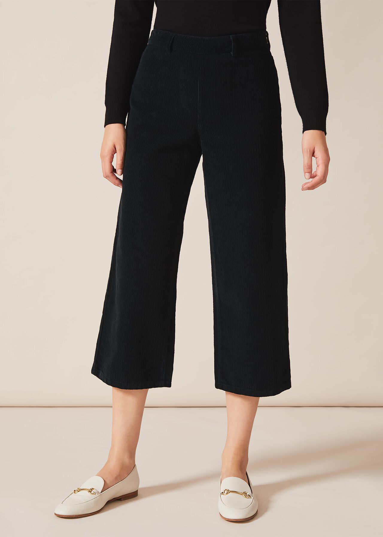 Paisia Cord Crop Trousers